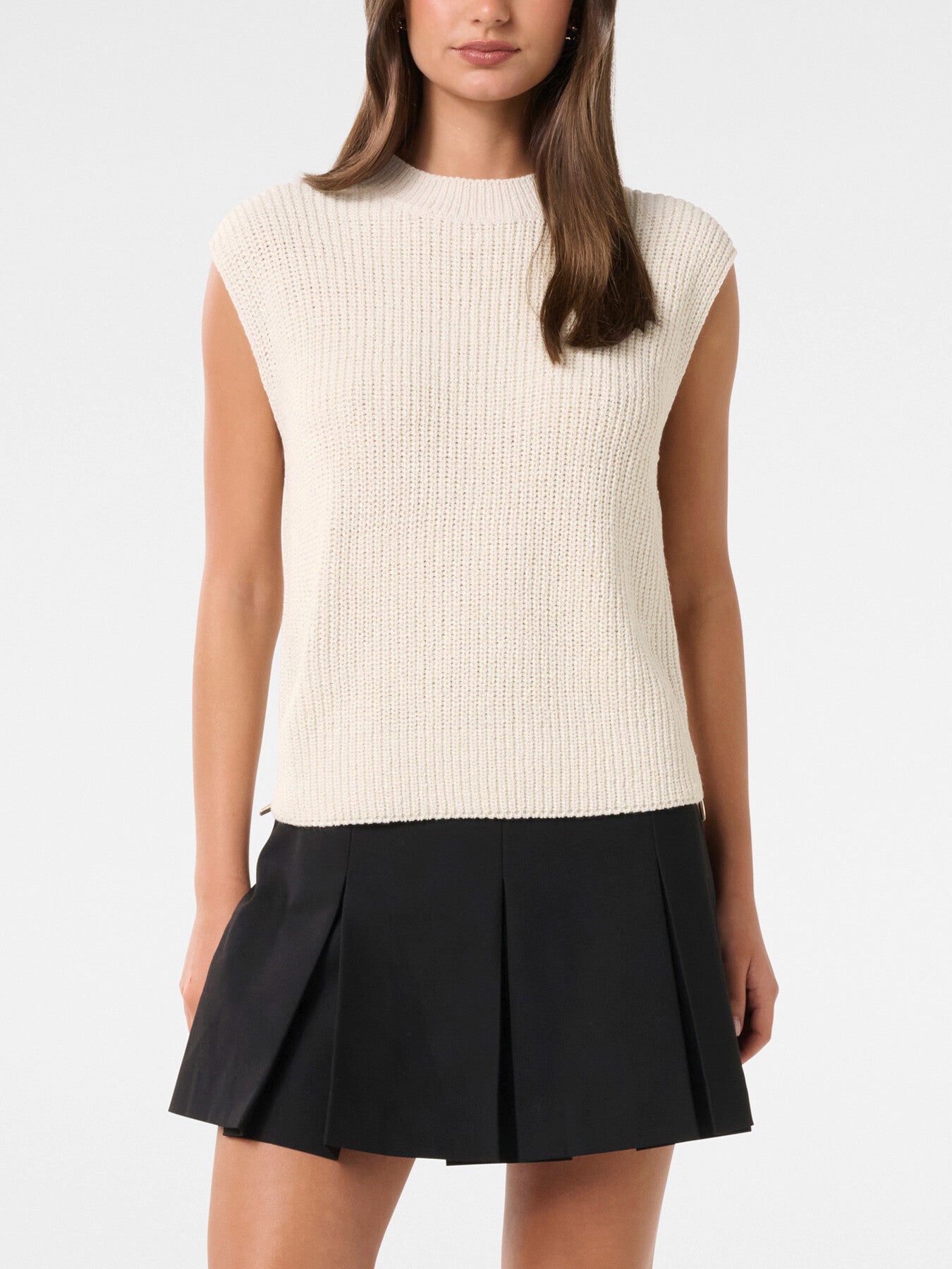 Emily Zip Detail Knitted Tank Top