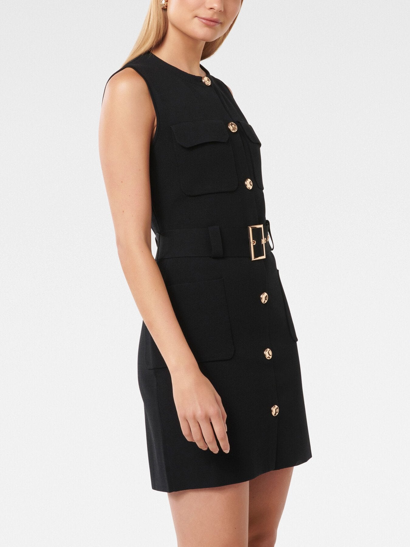 Parker Luxe Utility Mini Dress
