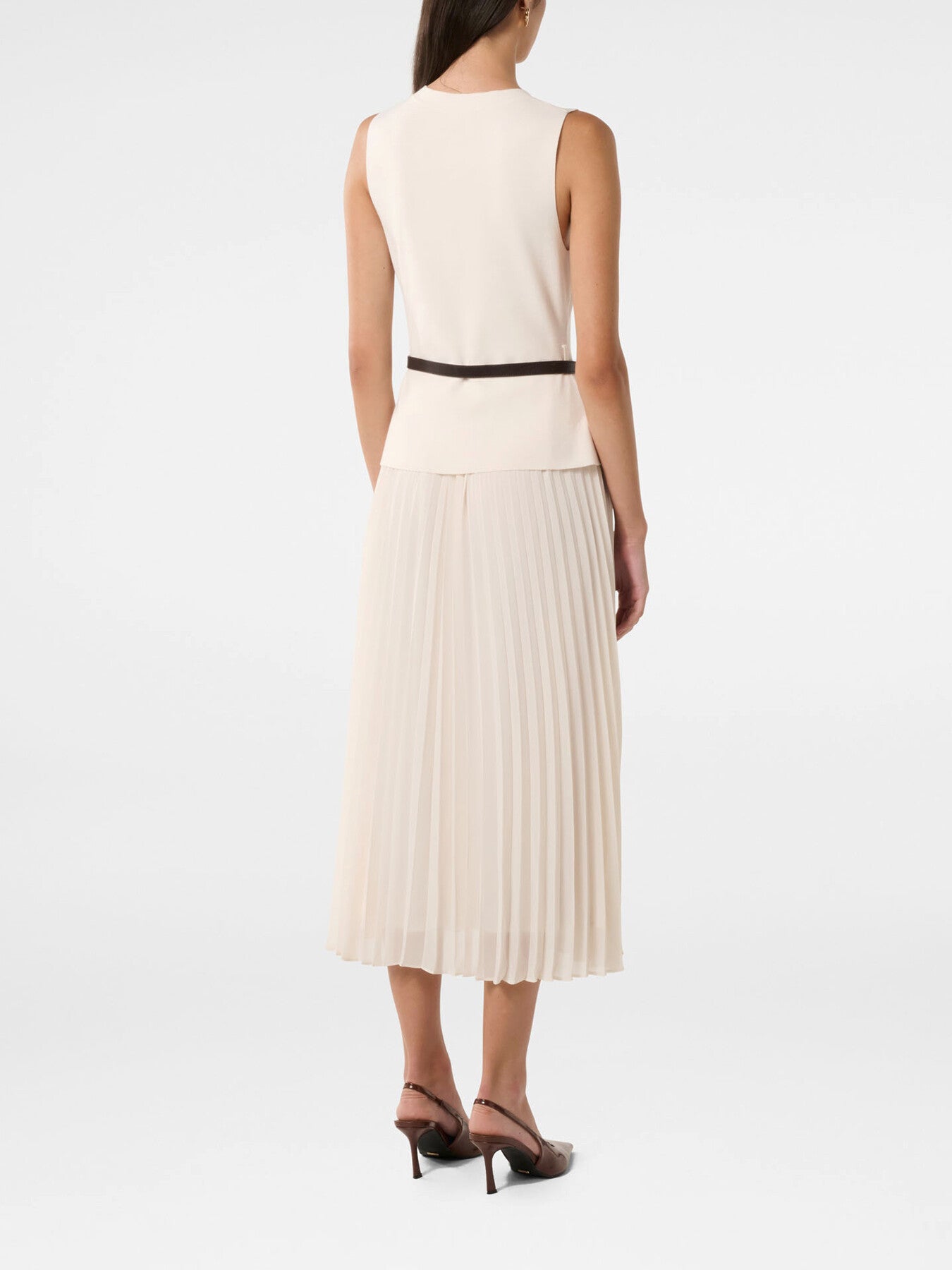 Daphne Waistcoat Knitted Midi Dress