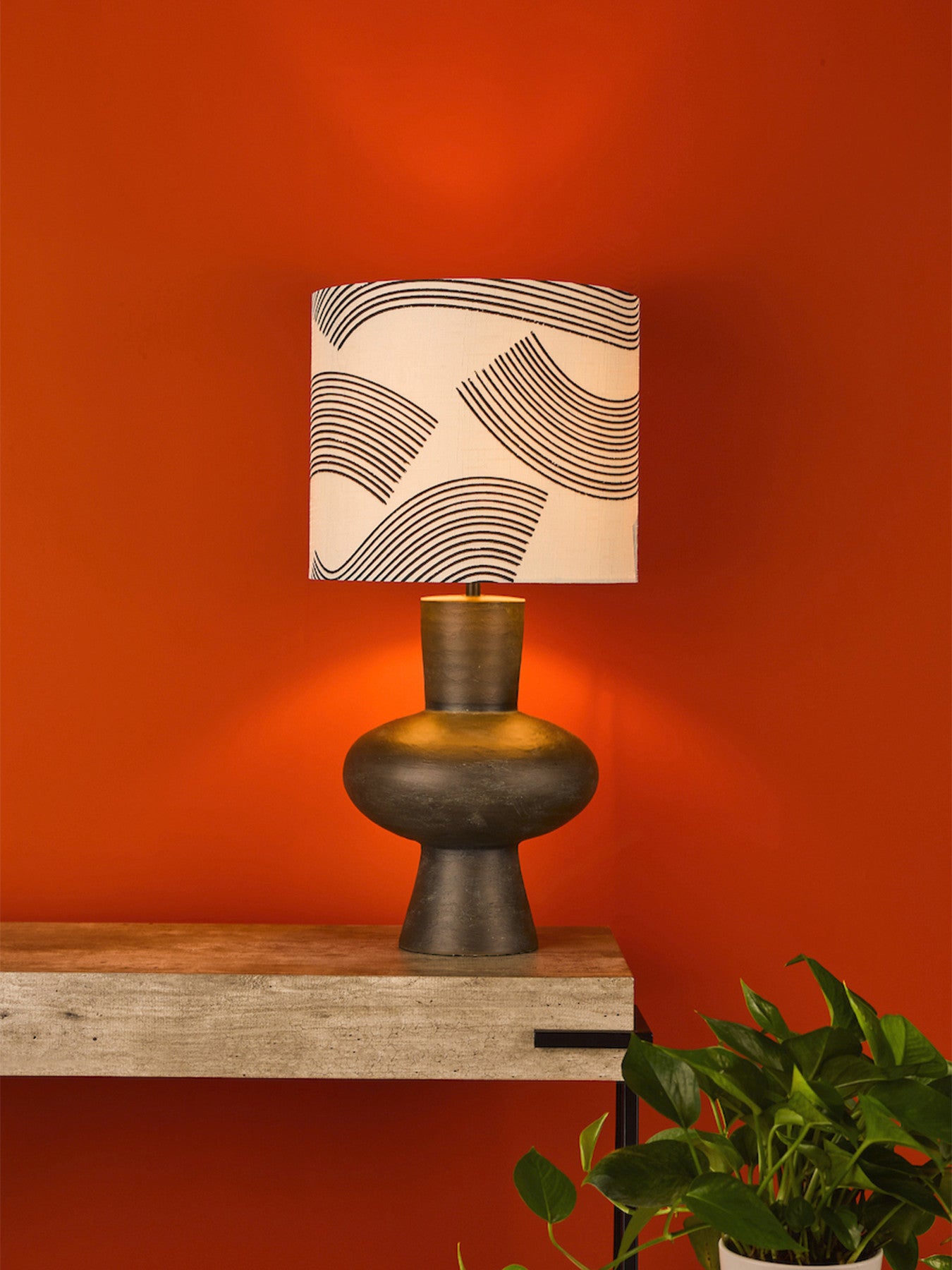 Miho 1 Light Table Lamp With Shade