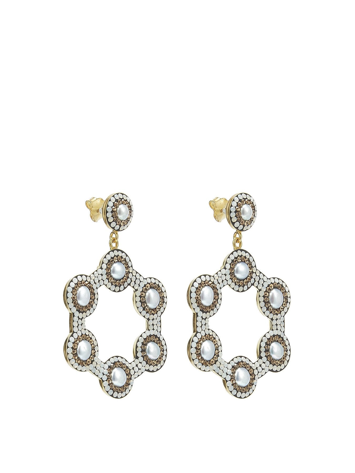Baroque Pearl Mini Hoop Earrings