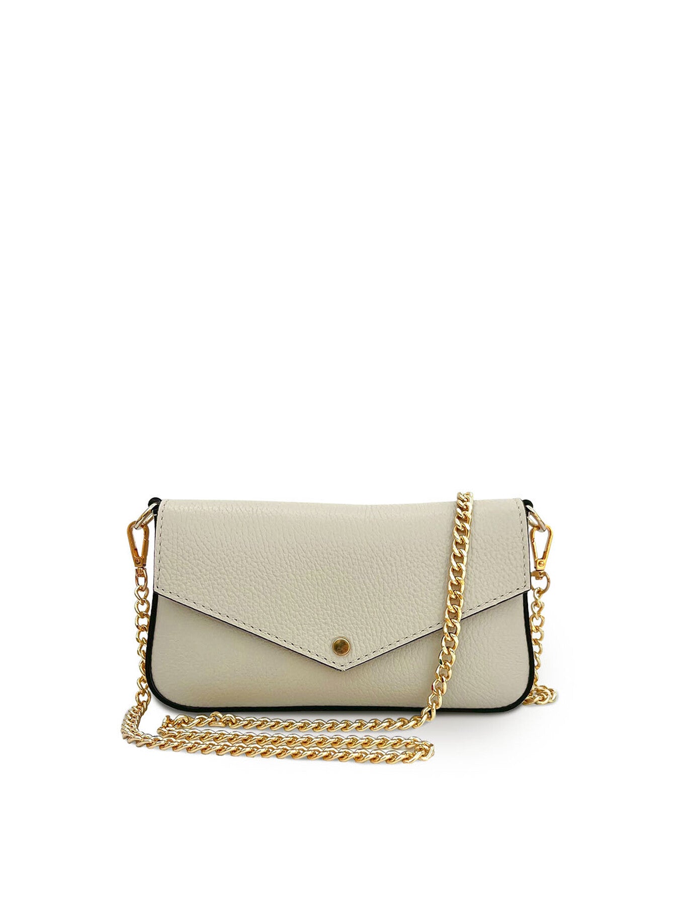 The Munro Stone Leather Shoulder Bag