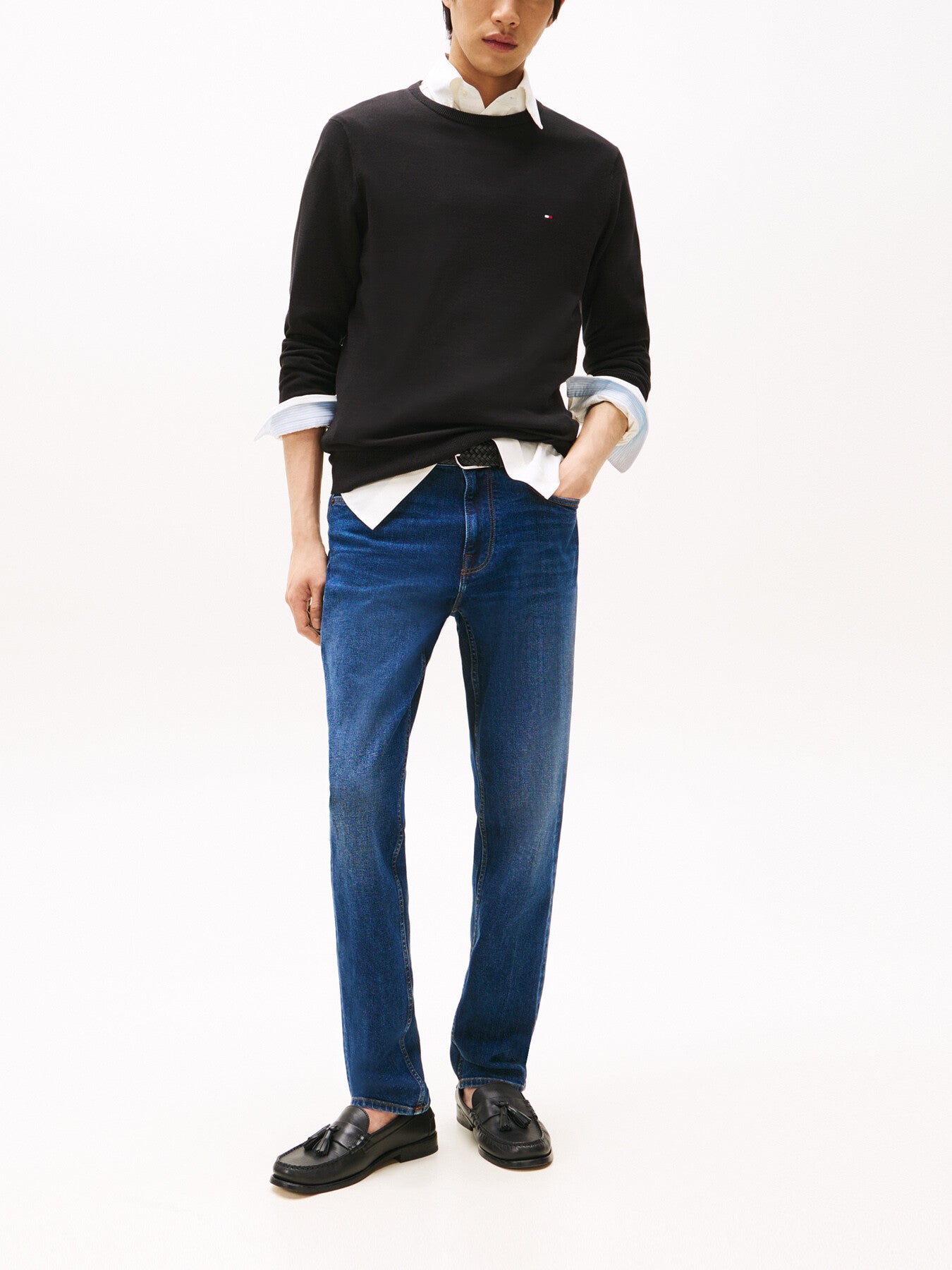 Essential Cotton Crew Neck Jumper