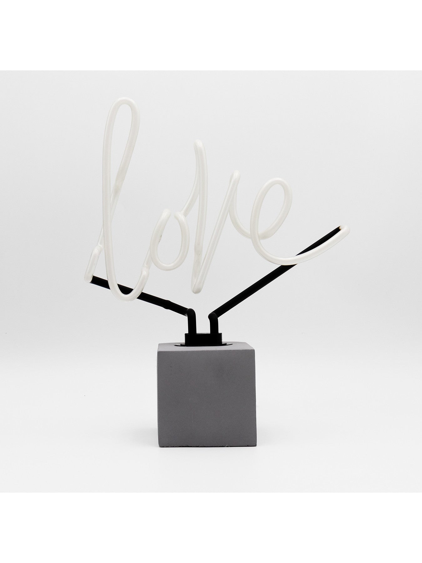 Love Concrete Base Light