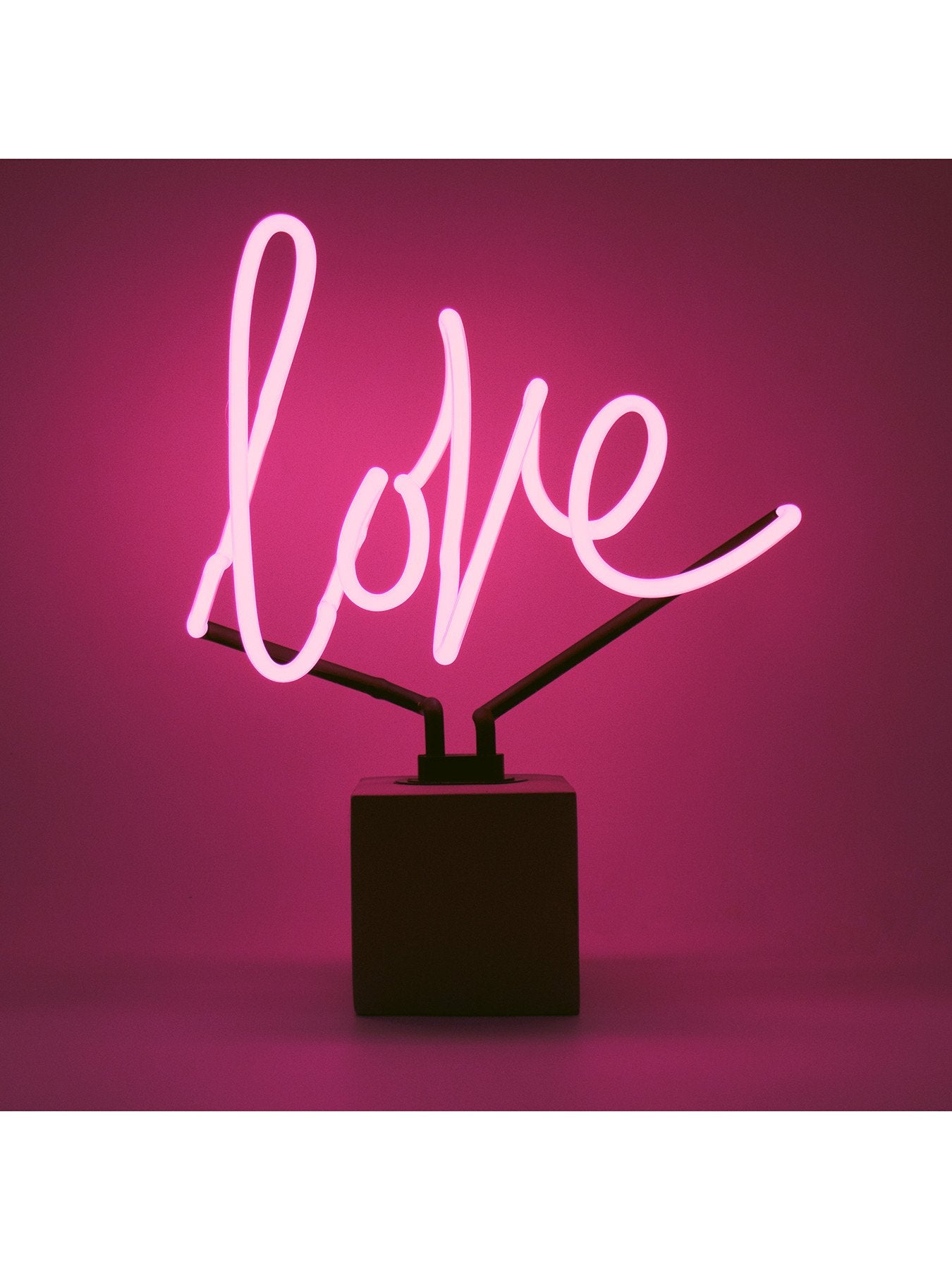 Love Concrete Base Light