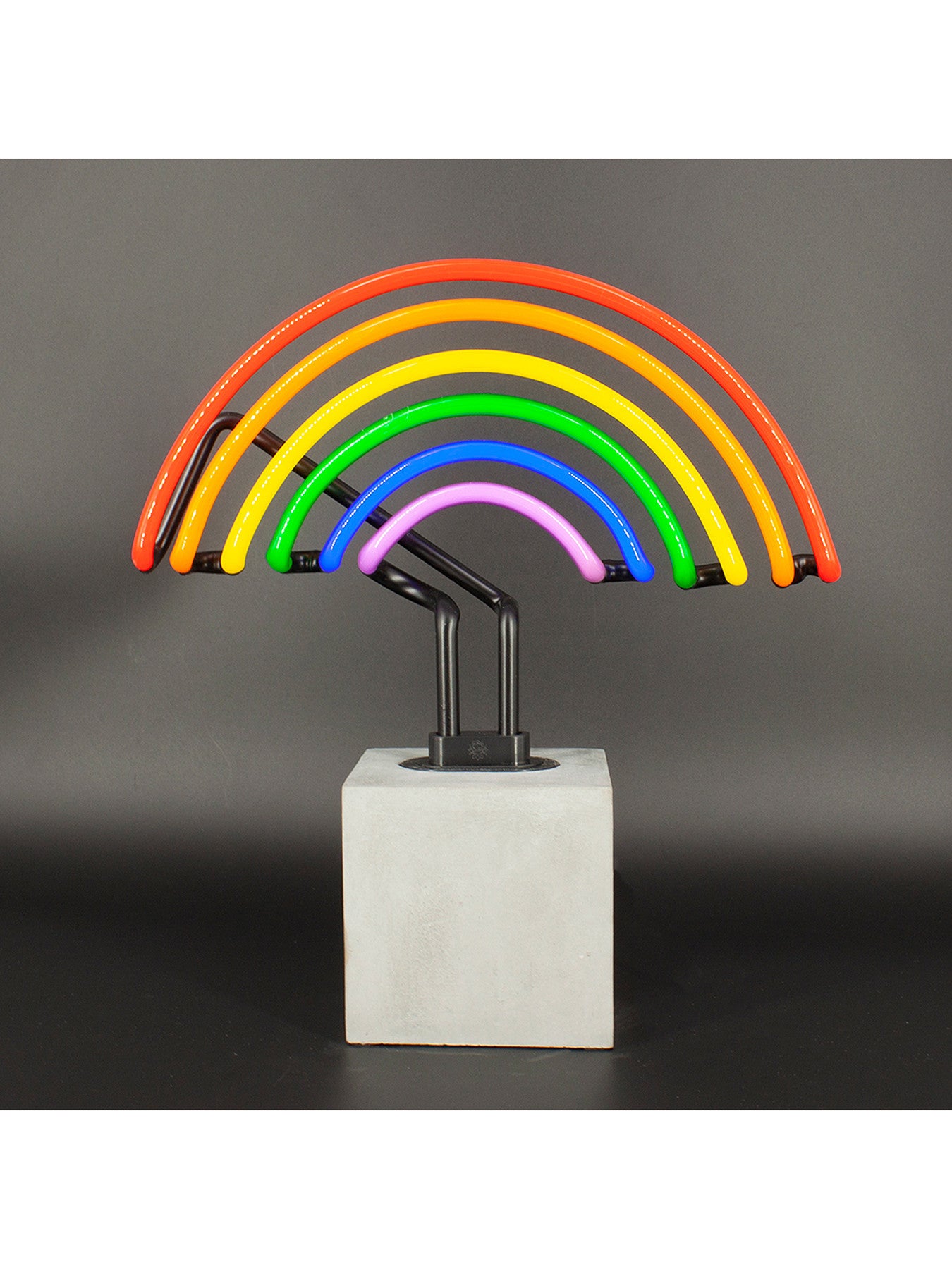 Rainbow Concrete Base Light