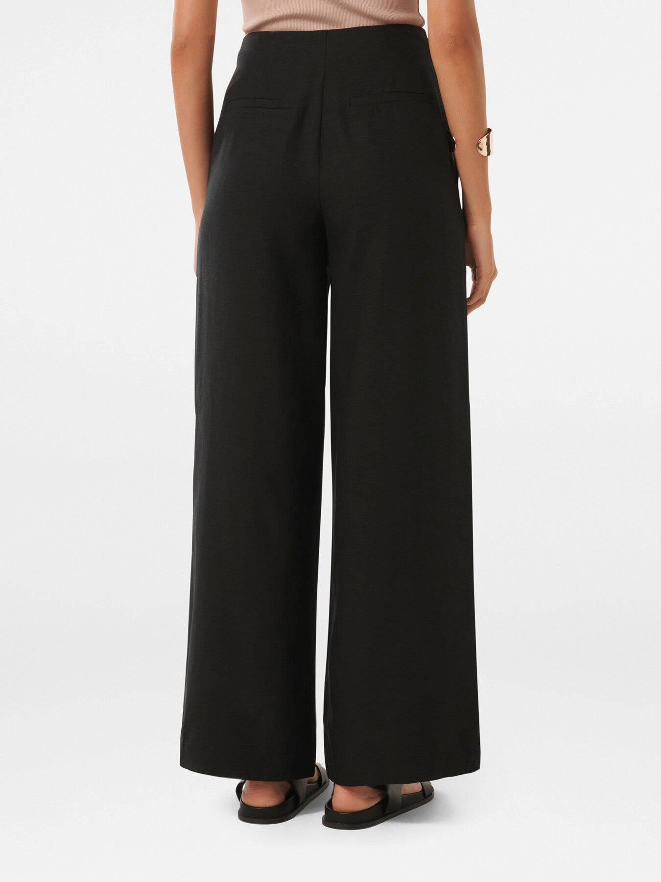 Mona Linen Wide Leg Pants