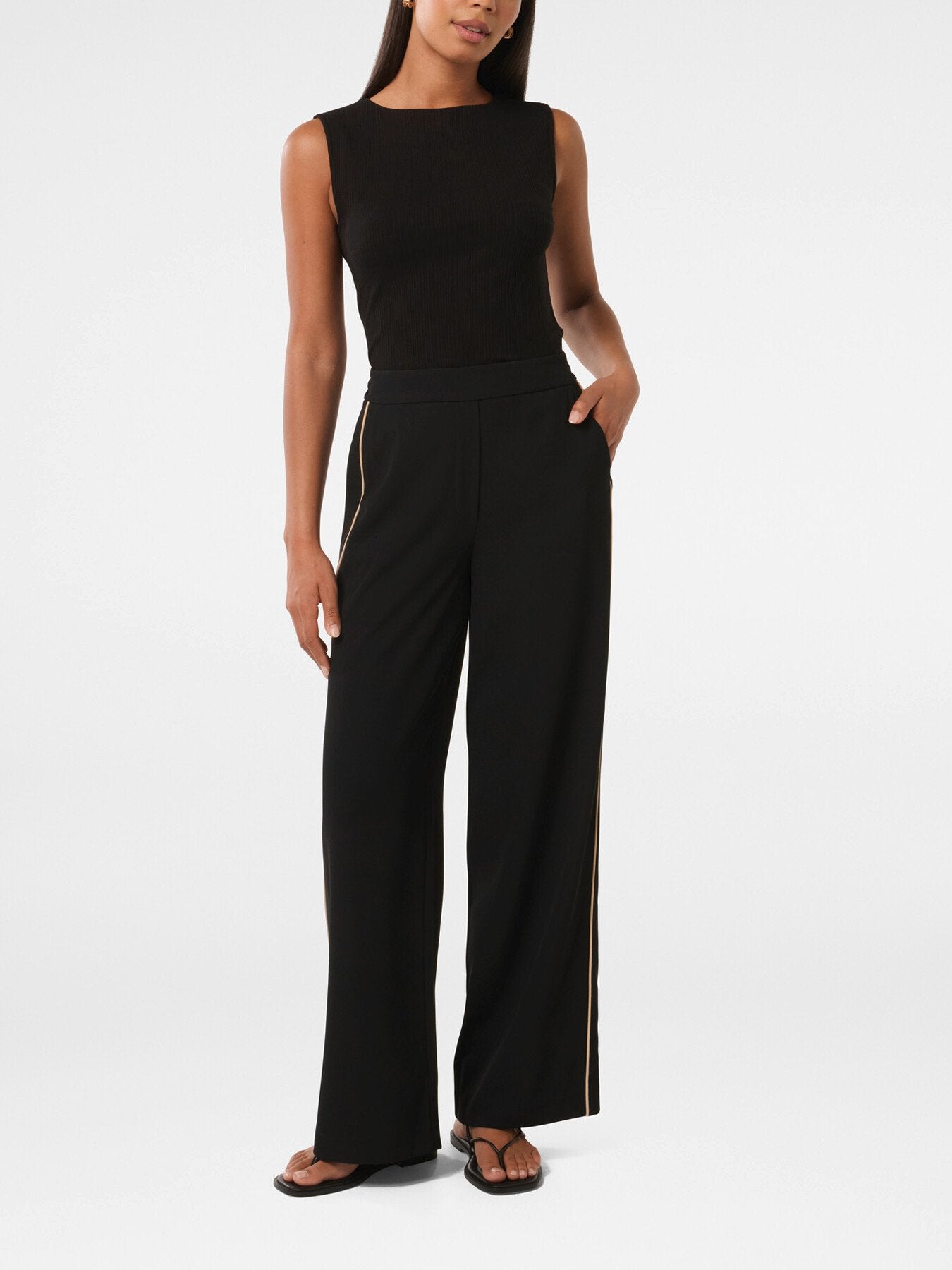 Brandi Striped Wide Leg Pants