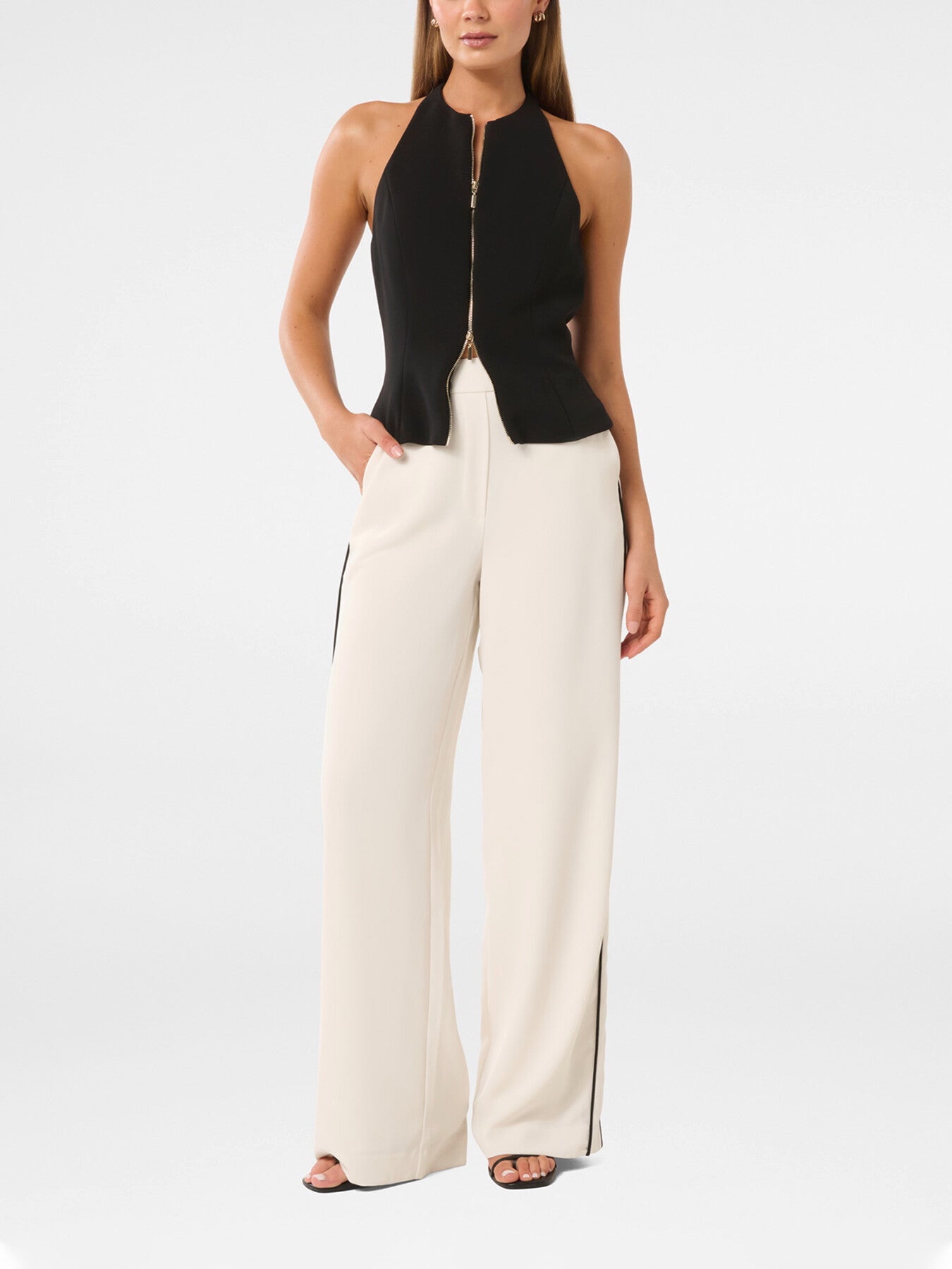 Brandi Striped Wide Leg Pants