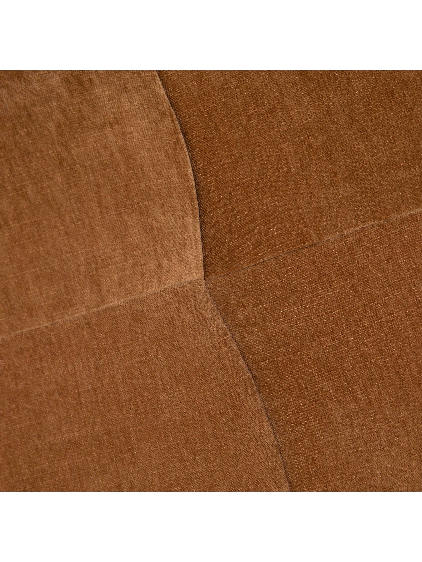 Brown Roby Brown Fabric And Leather 6 Seater Corner Sofa