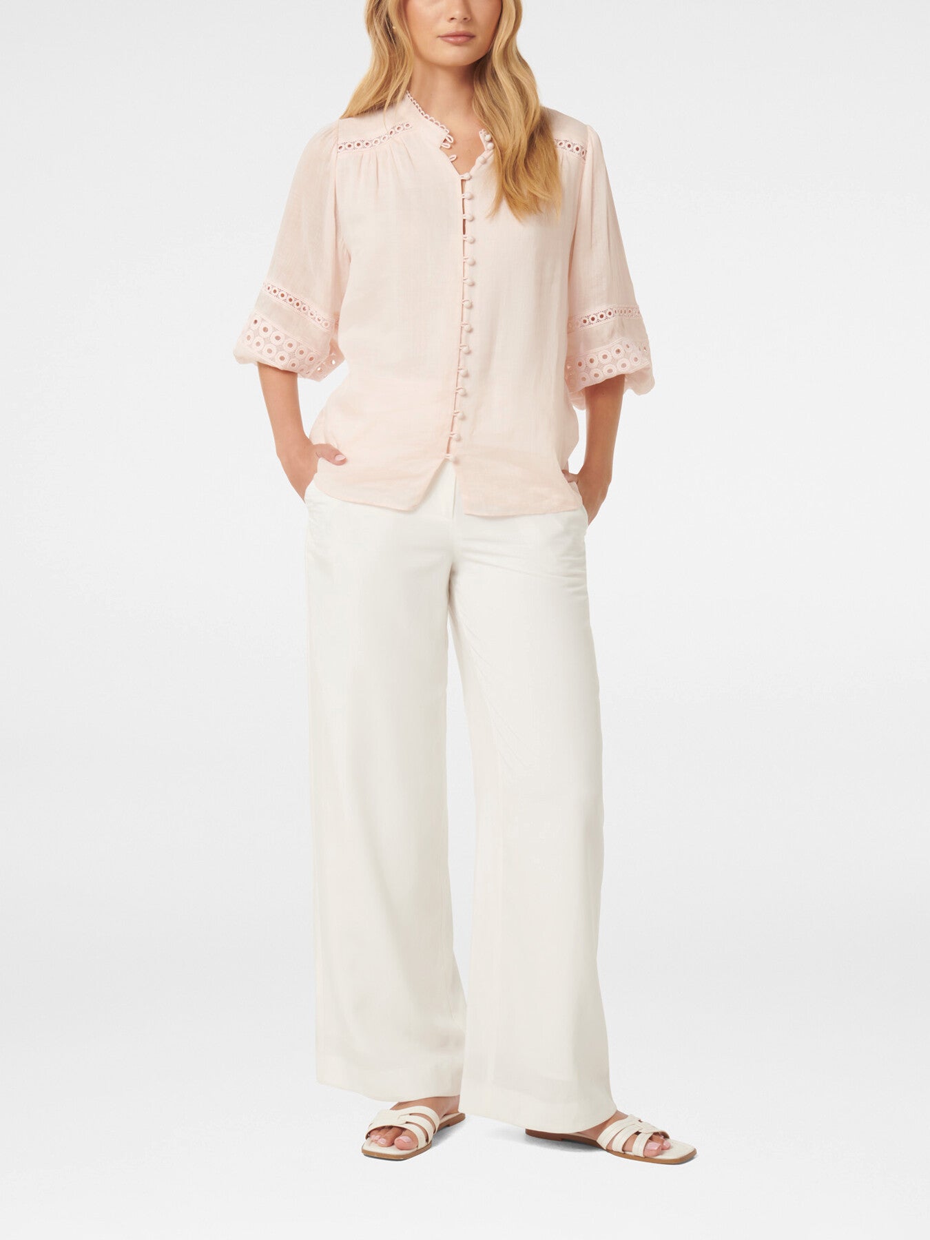 Tatiana Trim Insert Blouse