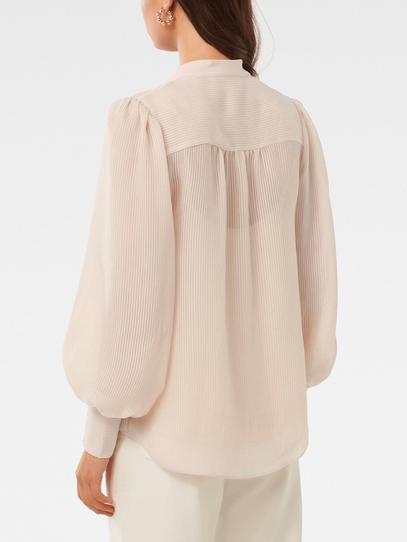 Leo Soft Stripe Blouse