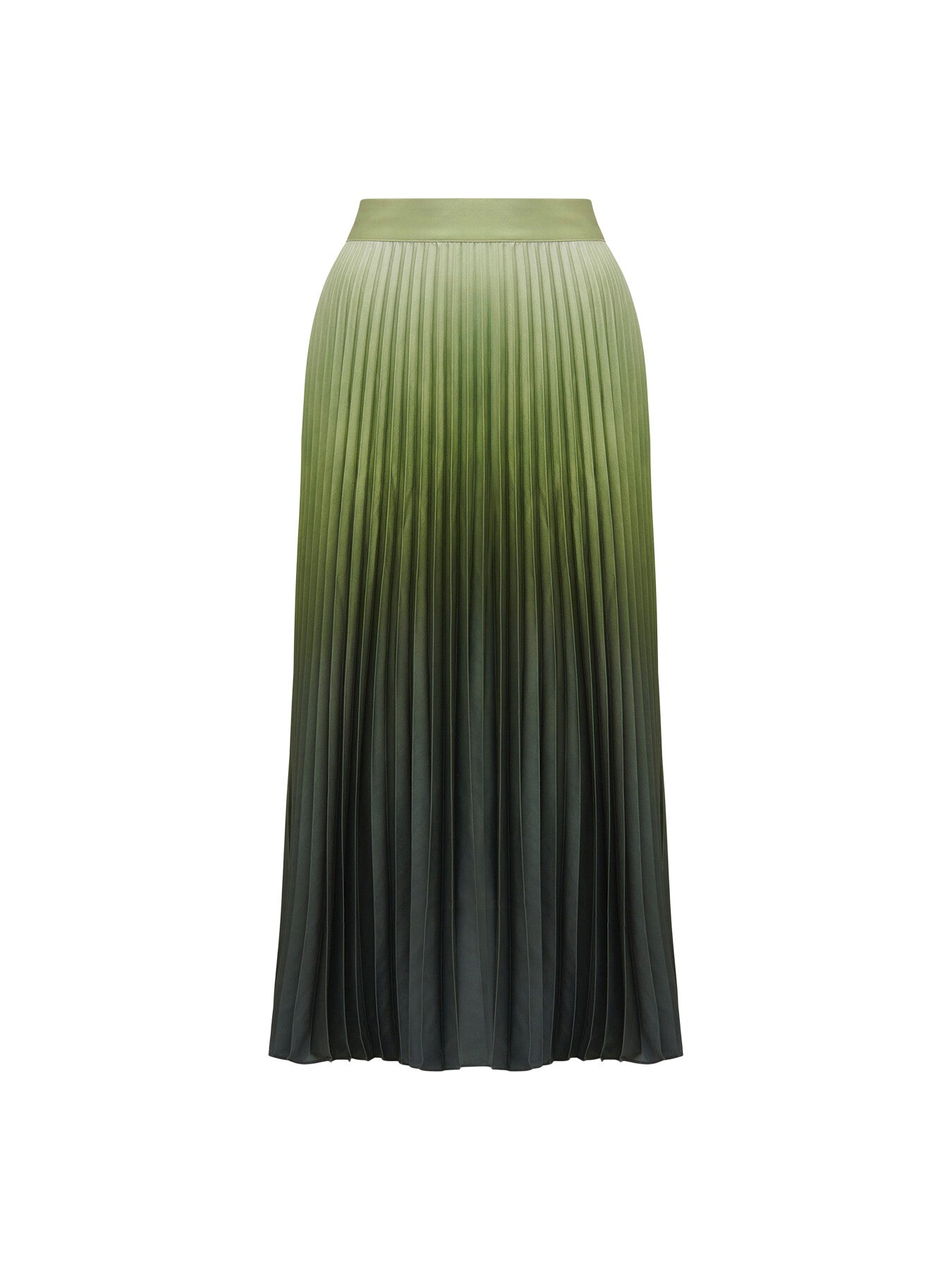 Evangeline Satin Pleated Skirt