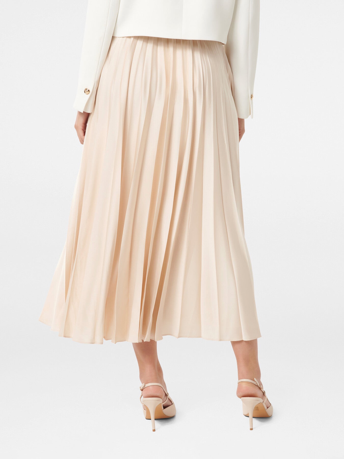 Delphine Pleated Maxi Skirt
