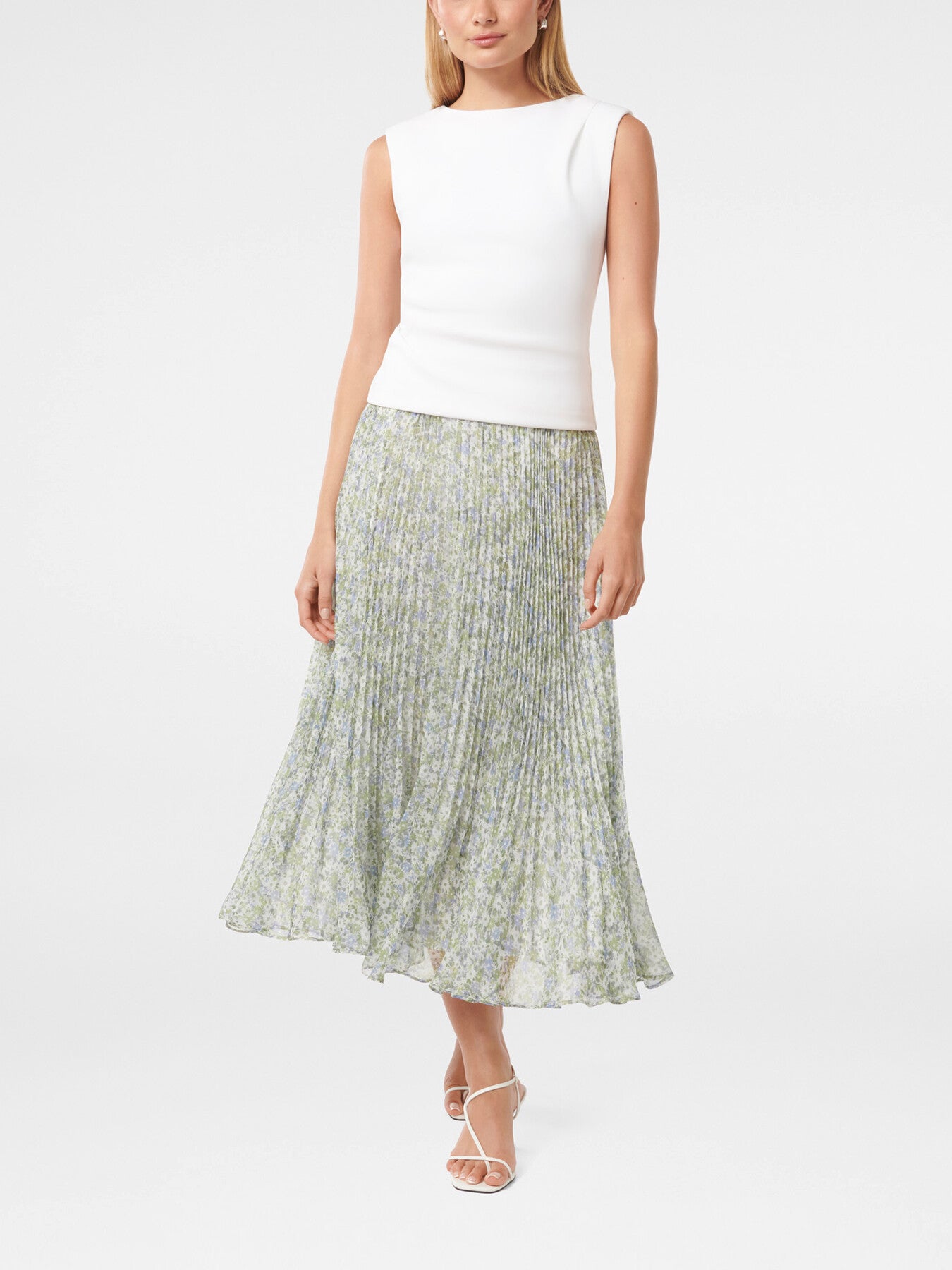 Della Pleated Skirt