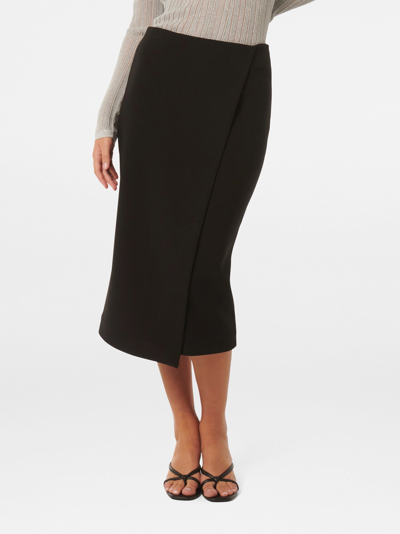 Camilla Crepe Midi Skirt