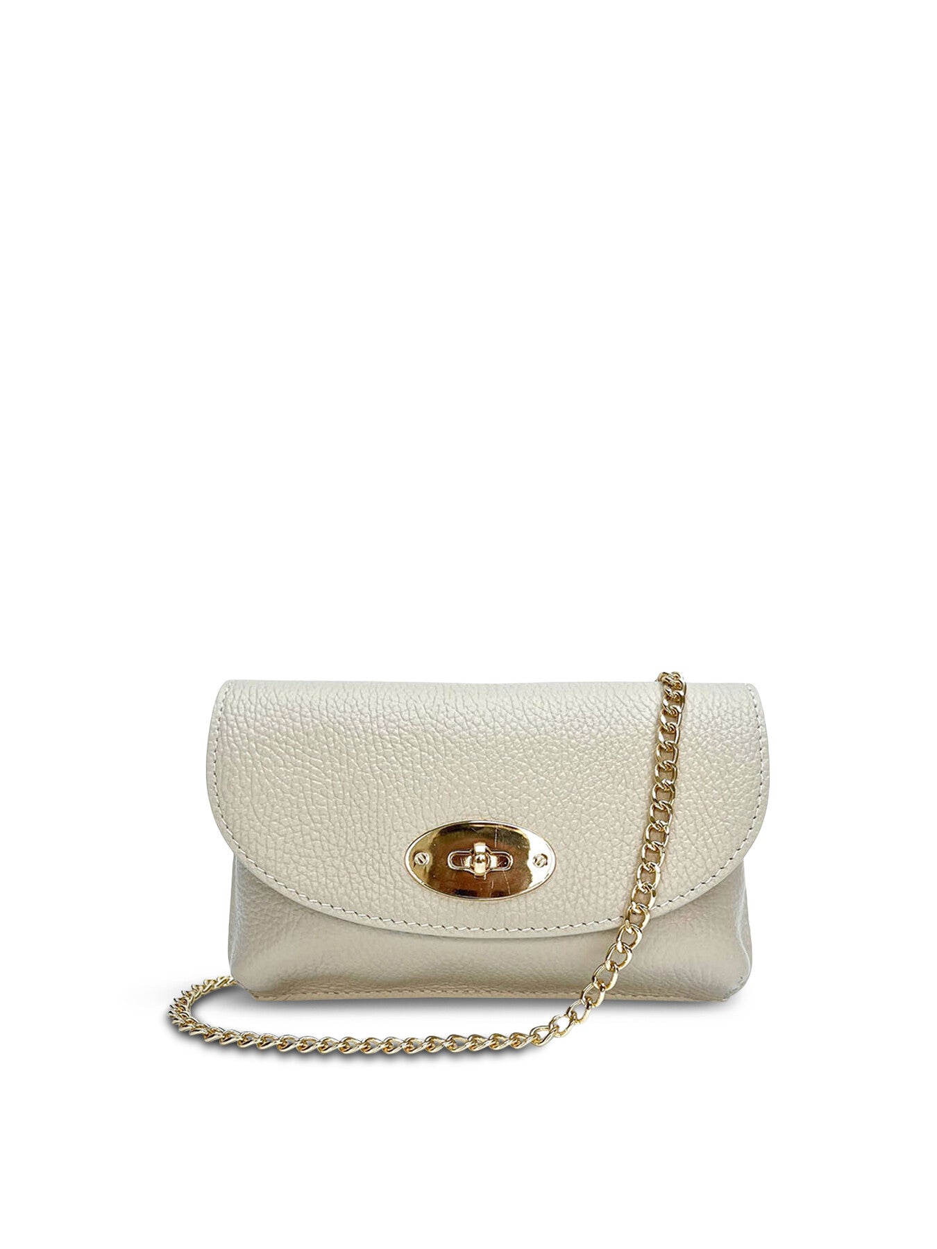 The Mila Stone Leather Phone Bag