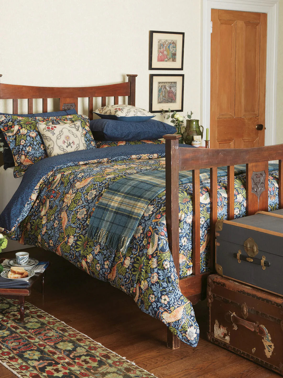 Strawberry Thief Collection with Matching Pillowcase