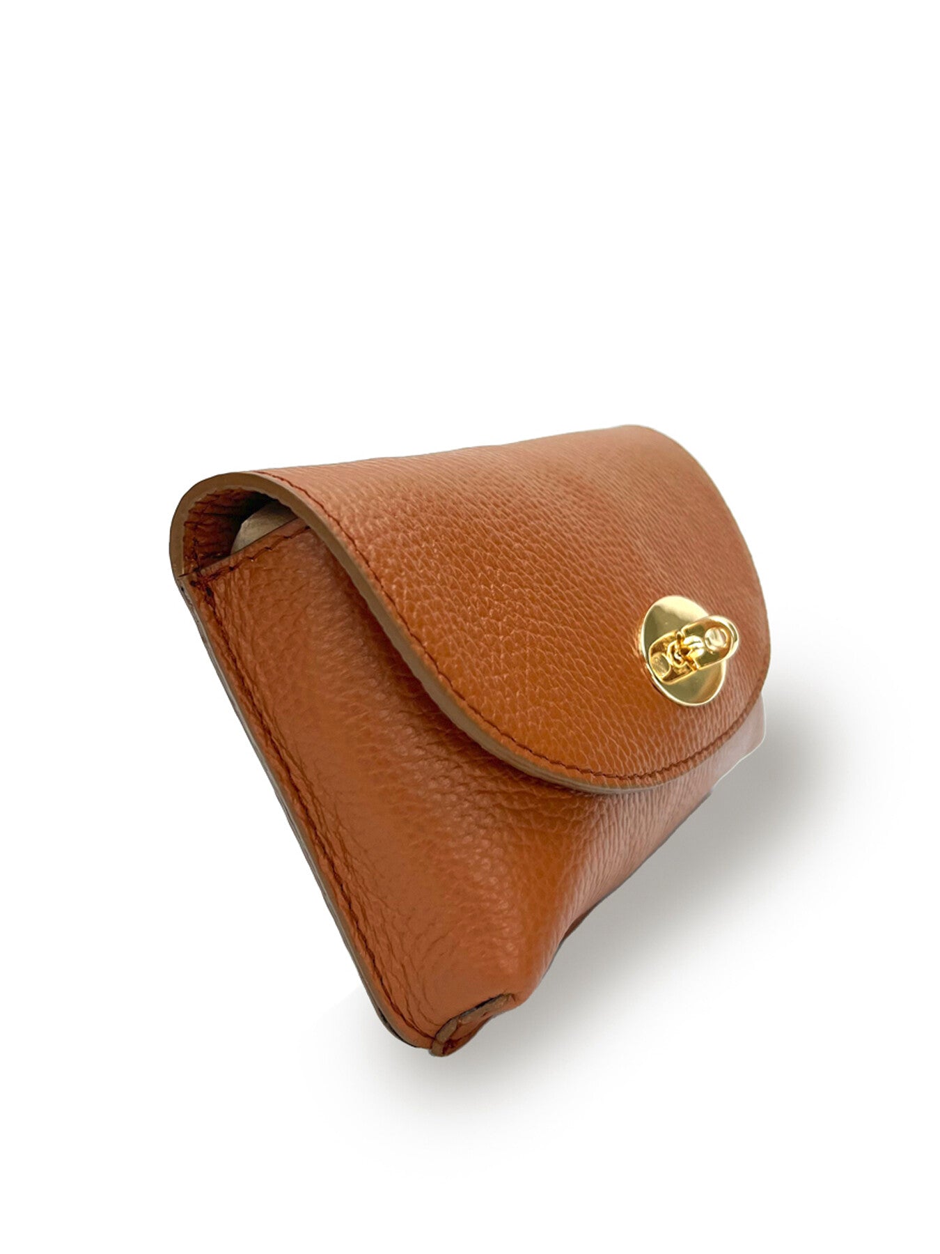 The Mila Tan Leather Phone Bag
