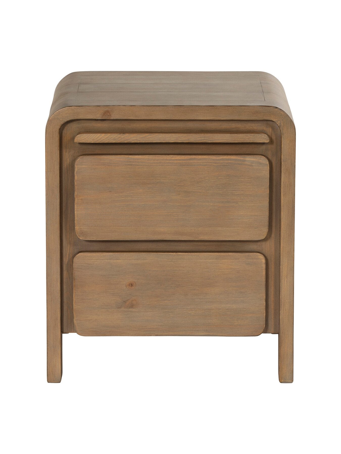 Tosca Reclaimed Wood 2 Drawer Bedside Cabinet