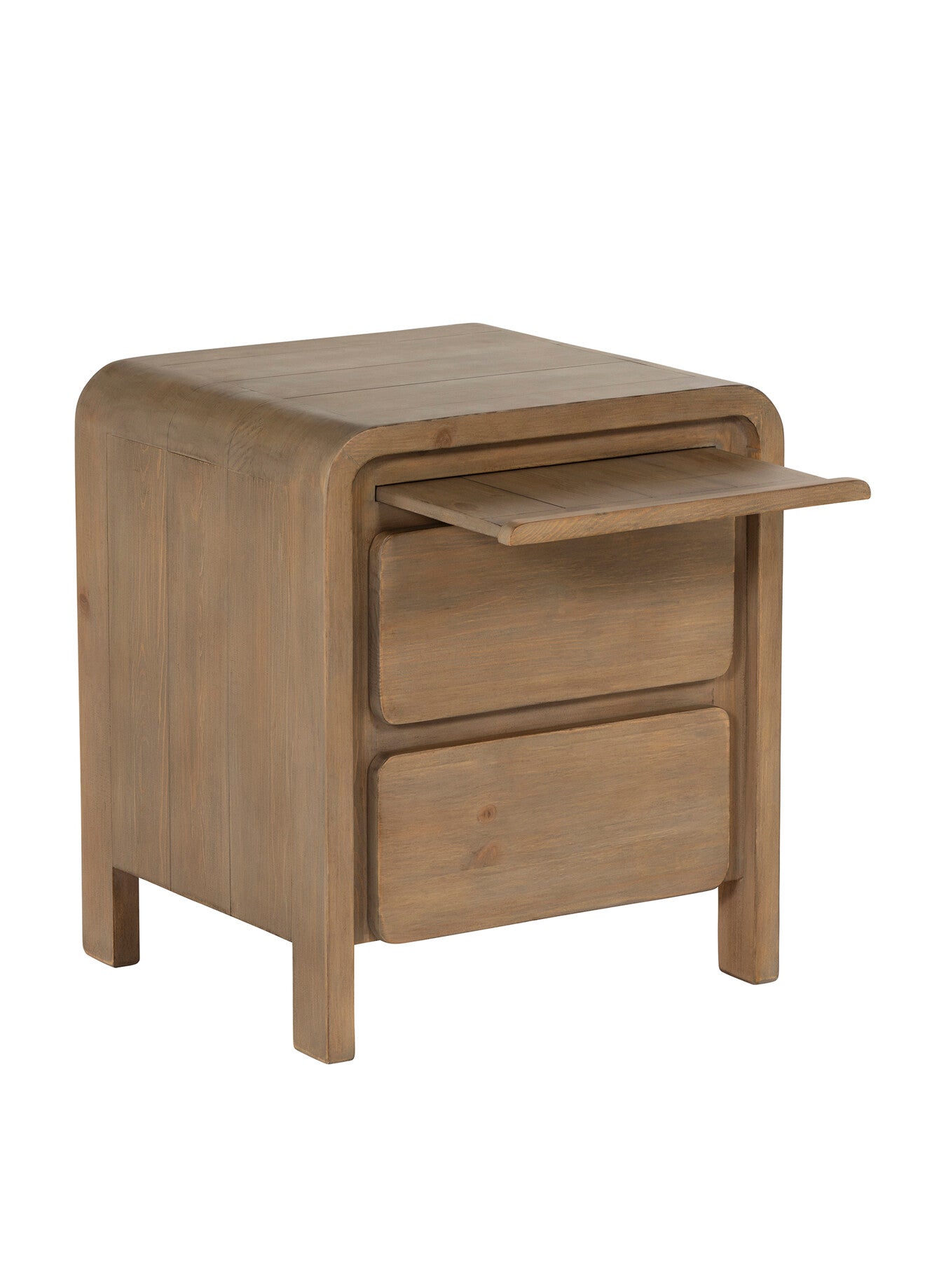 Tosca Reclaimed Wood 2 Drawer Bedside Cabinet