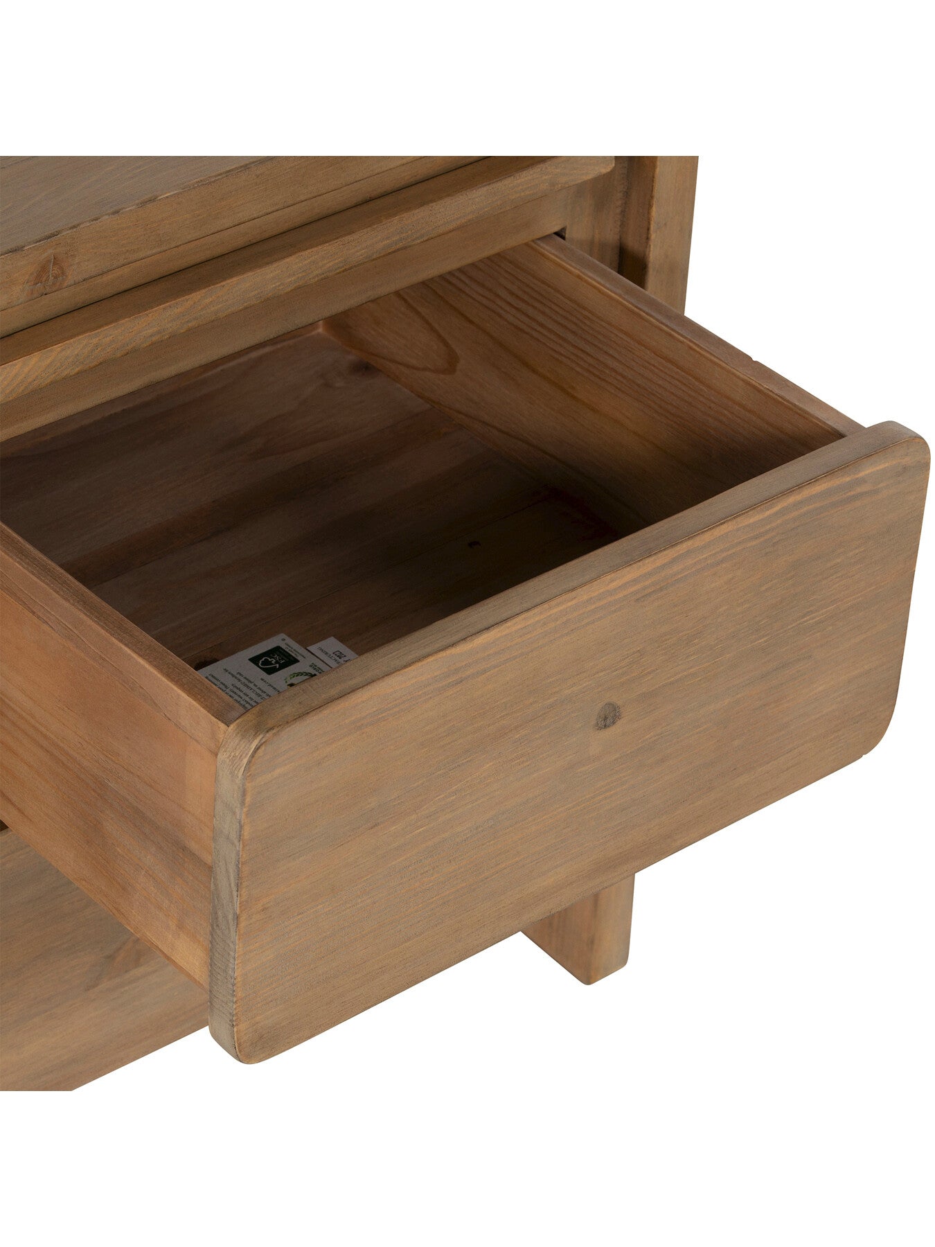 Tosca Reclaimed Wood 2 Drawer Bedside Cabinet