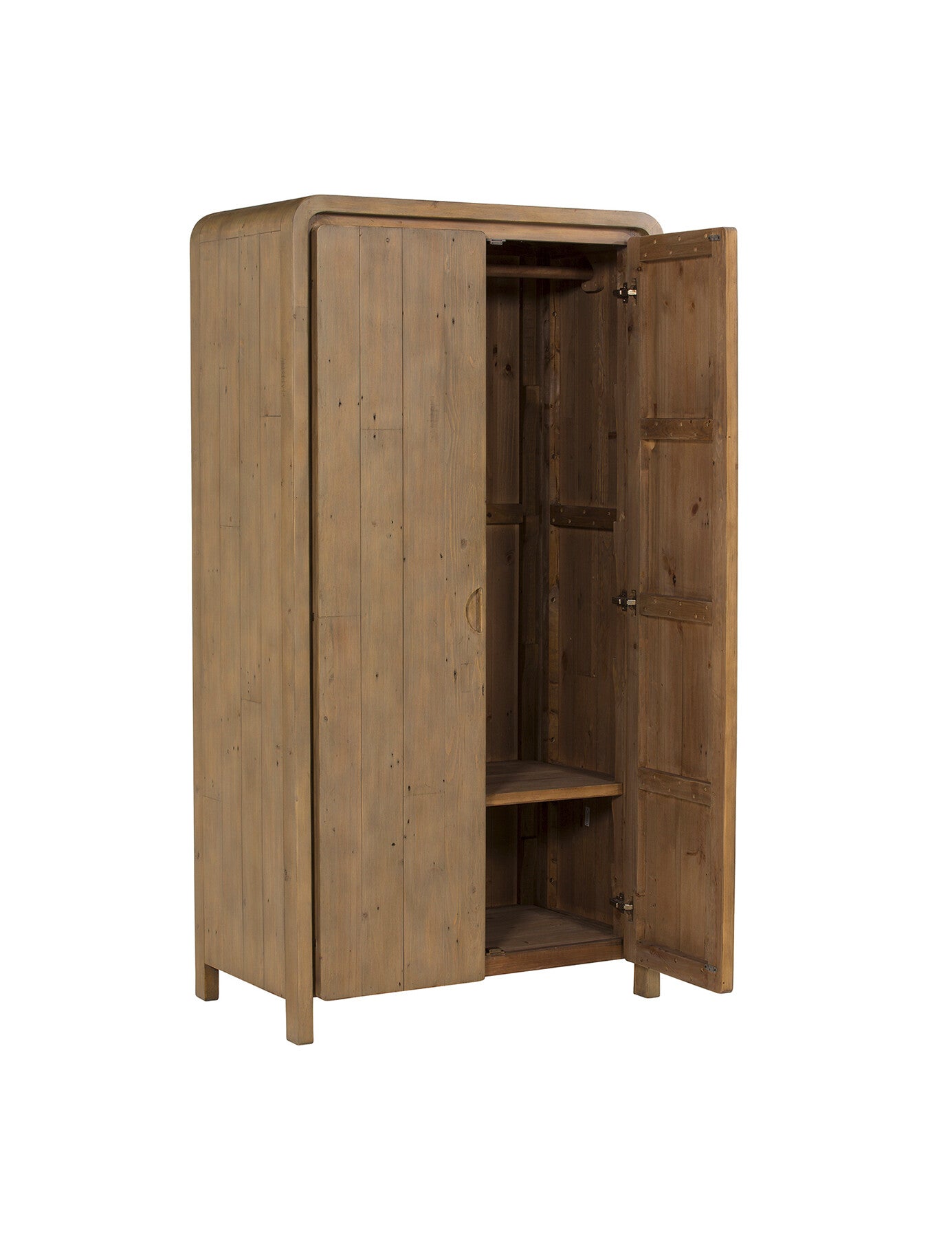 Tosca Reclaimed Wood 2 Door Wardrobe