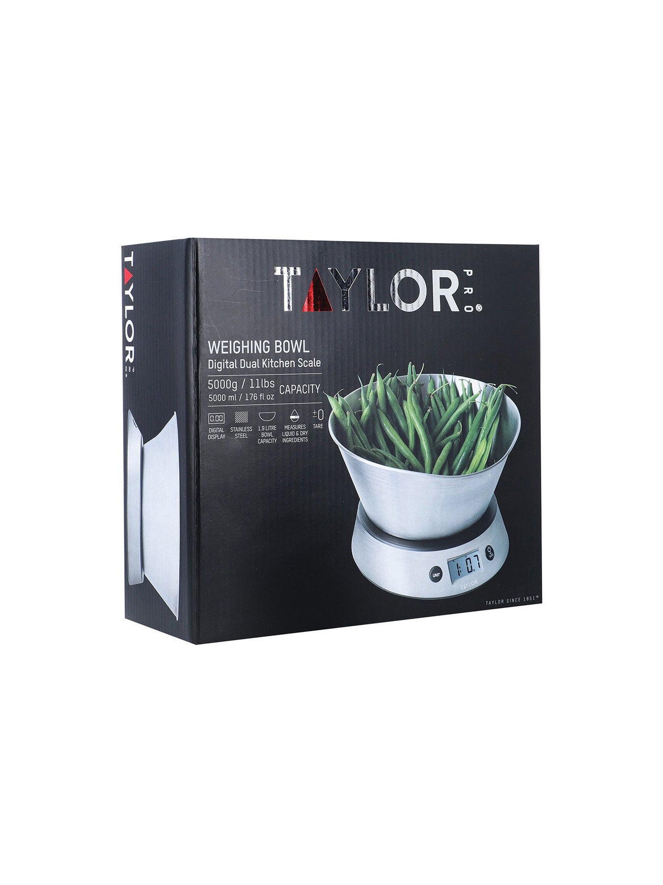 Taylor Pro Weighing Bowl Digital Dual 5Kg Kitchen Scale