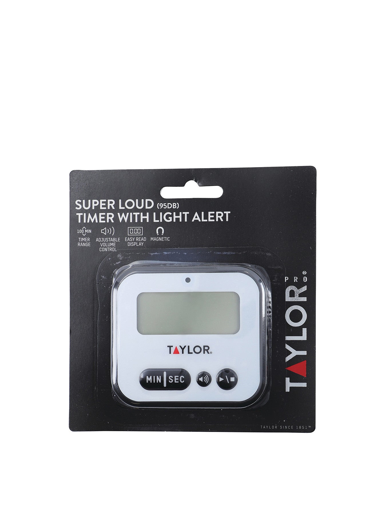 Taylor Pro Super Loud Digital Timer with Light Alert