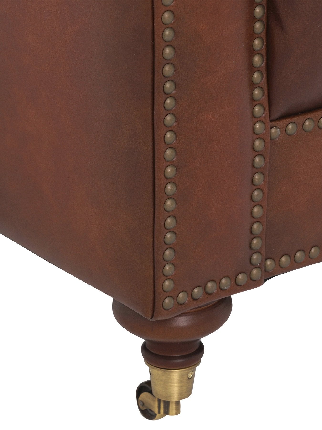 Ullswater Leather 3.5 Seater Chesterfield Sofa