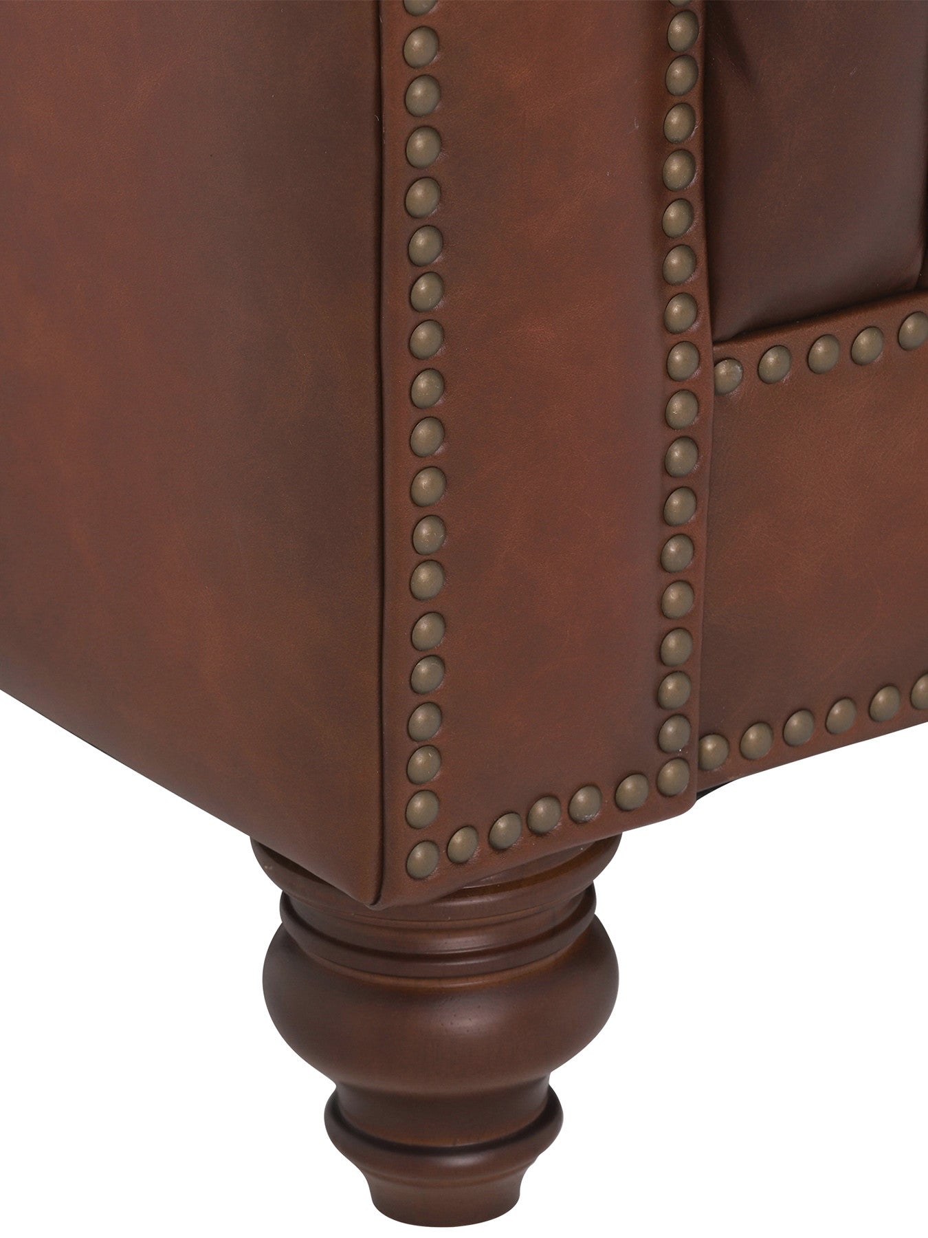 Ullswater Leather 3.5 Seater Chesterfield Sofa