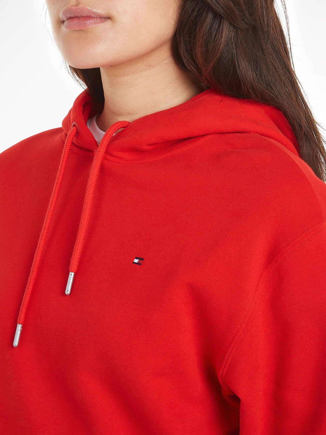 Flag Embroidery Drawstring Hoody