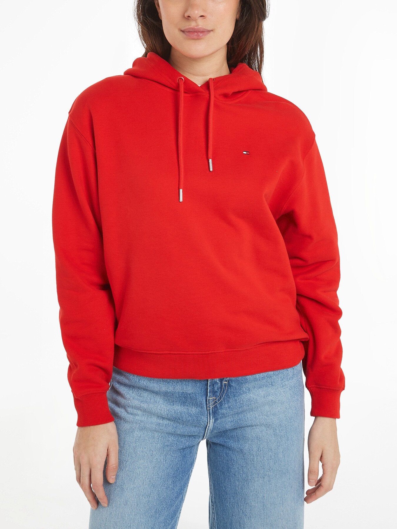 Flag Embroidery Drawstring Hoody