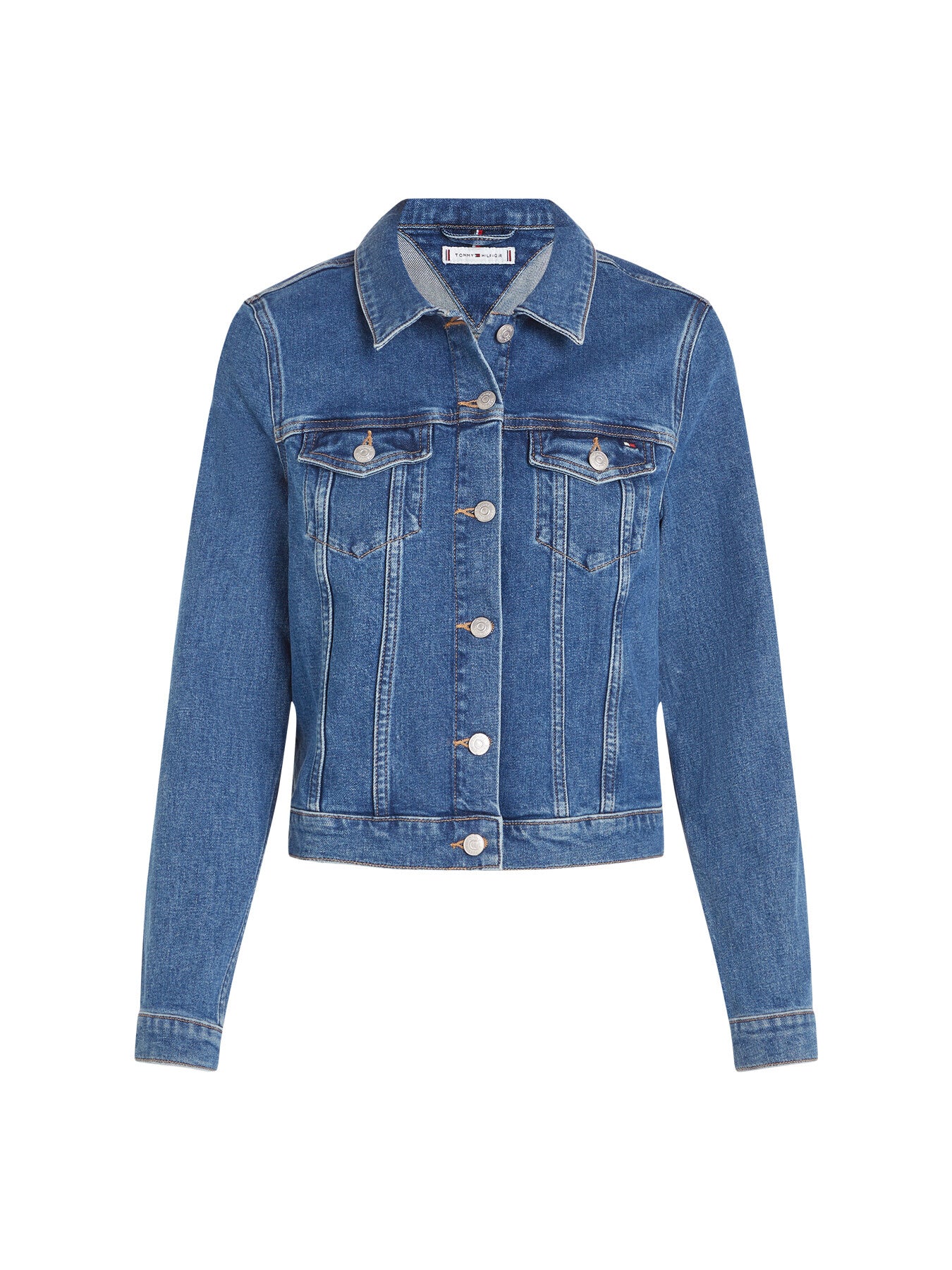 Slim Fit Denim Trucker Jacket