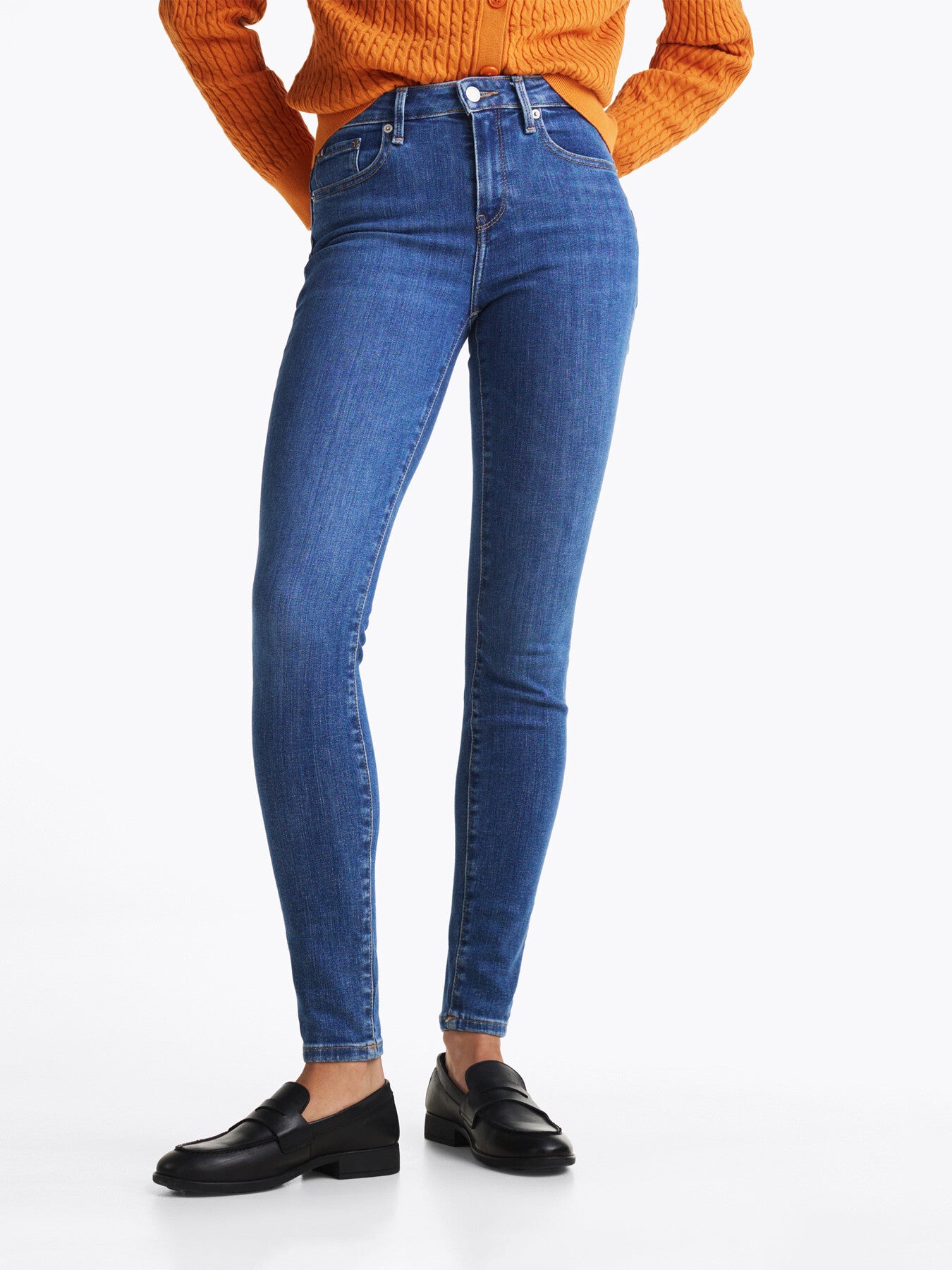 Como Mid Rise Skinny Jeans