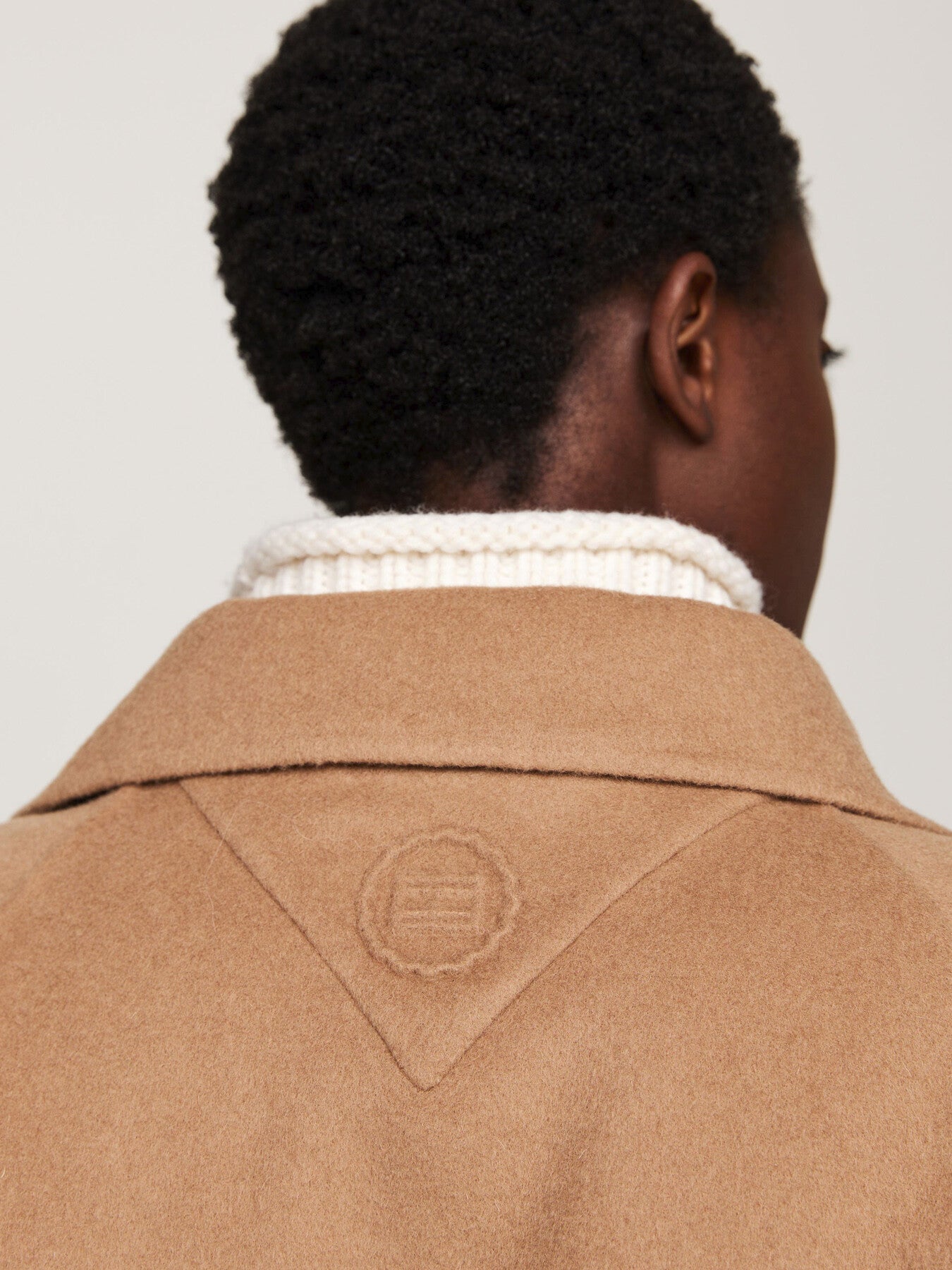 Double Faced Wool Rich Belted Coat