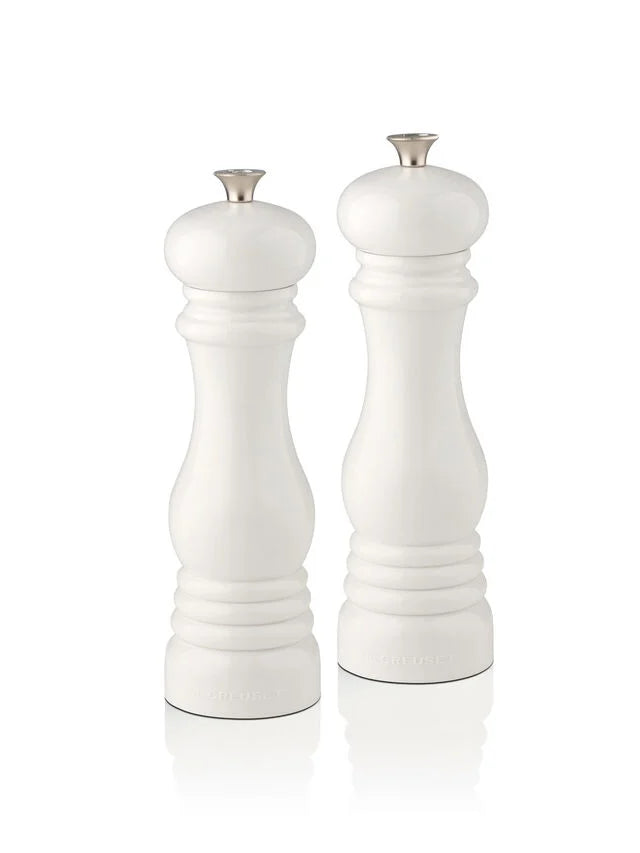 Le Creuset Salt and Pepper Mill Duo White