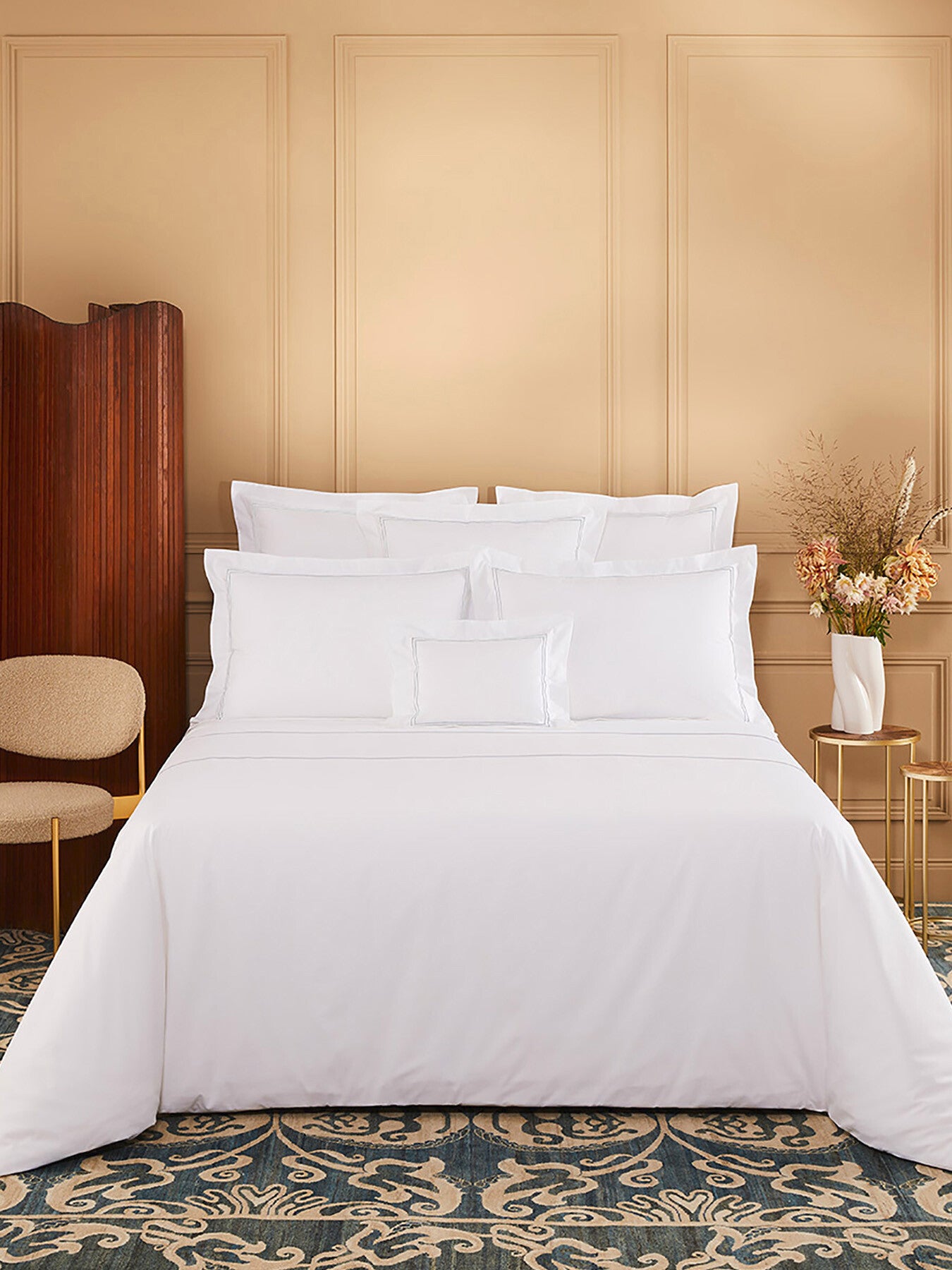 Duo Blanc Square Oxford Pillowcase