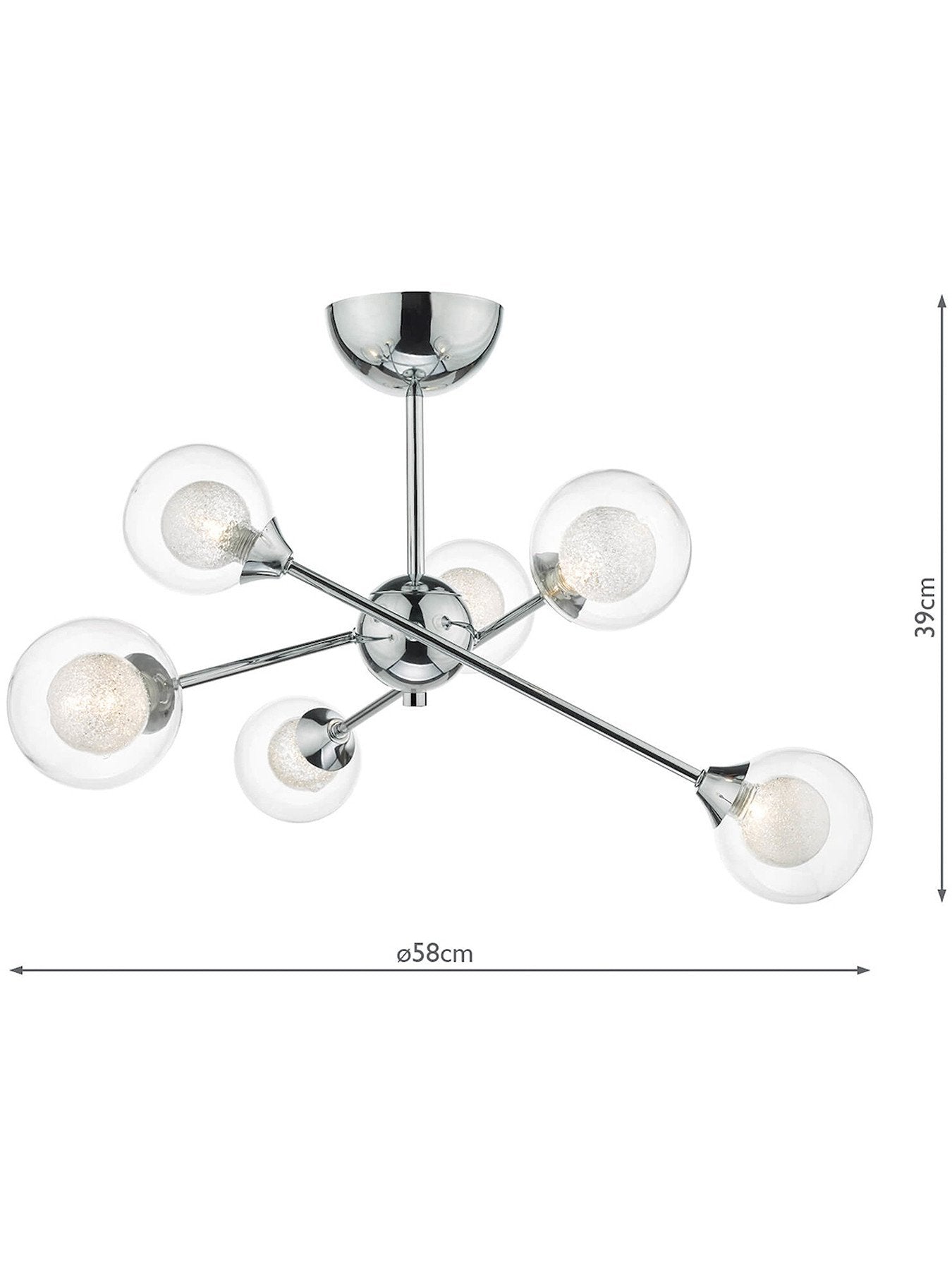 Zeke Semi Flush Light