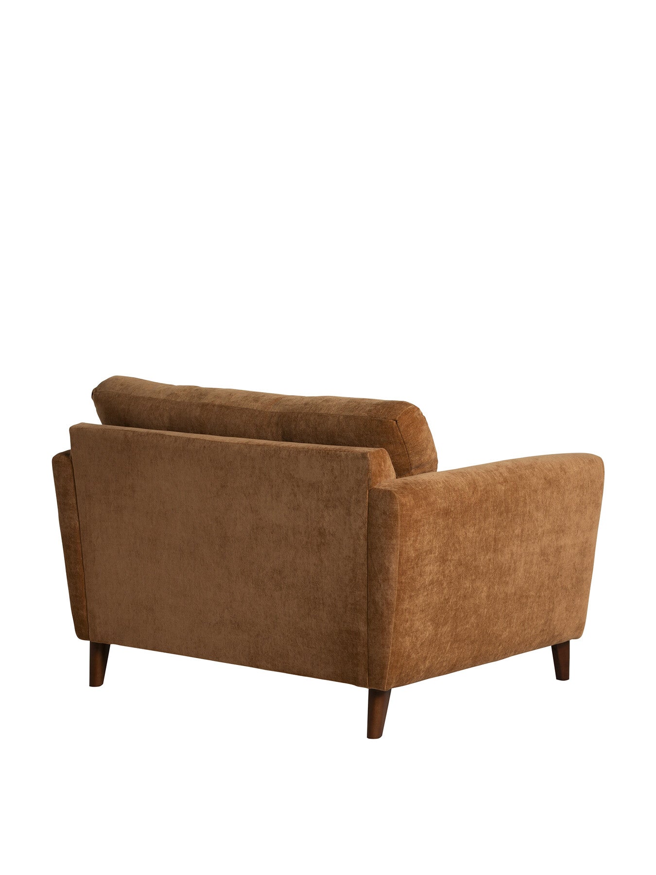 Orange Benton Fabric Snuggle Chair