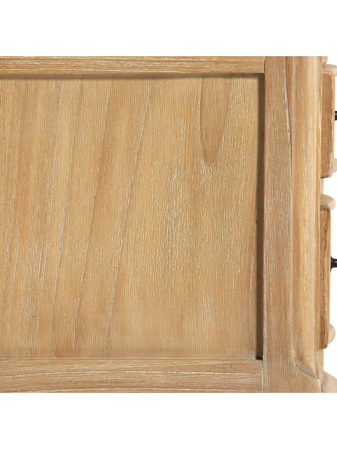 Cecile Light Wooden French Style 2 Drawer Bedside Ta