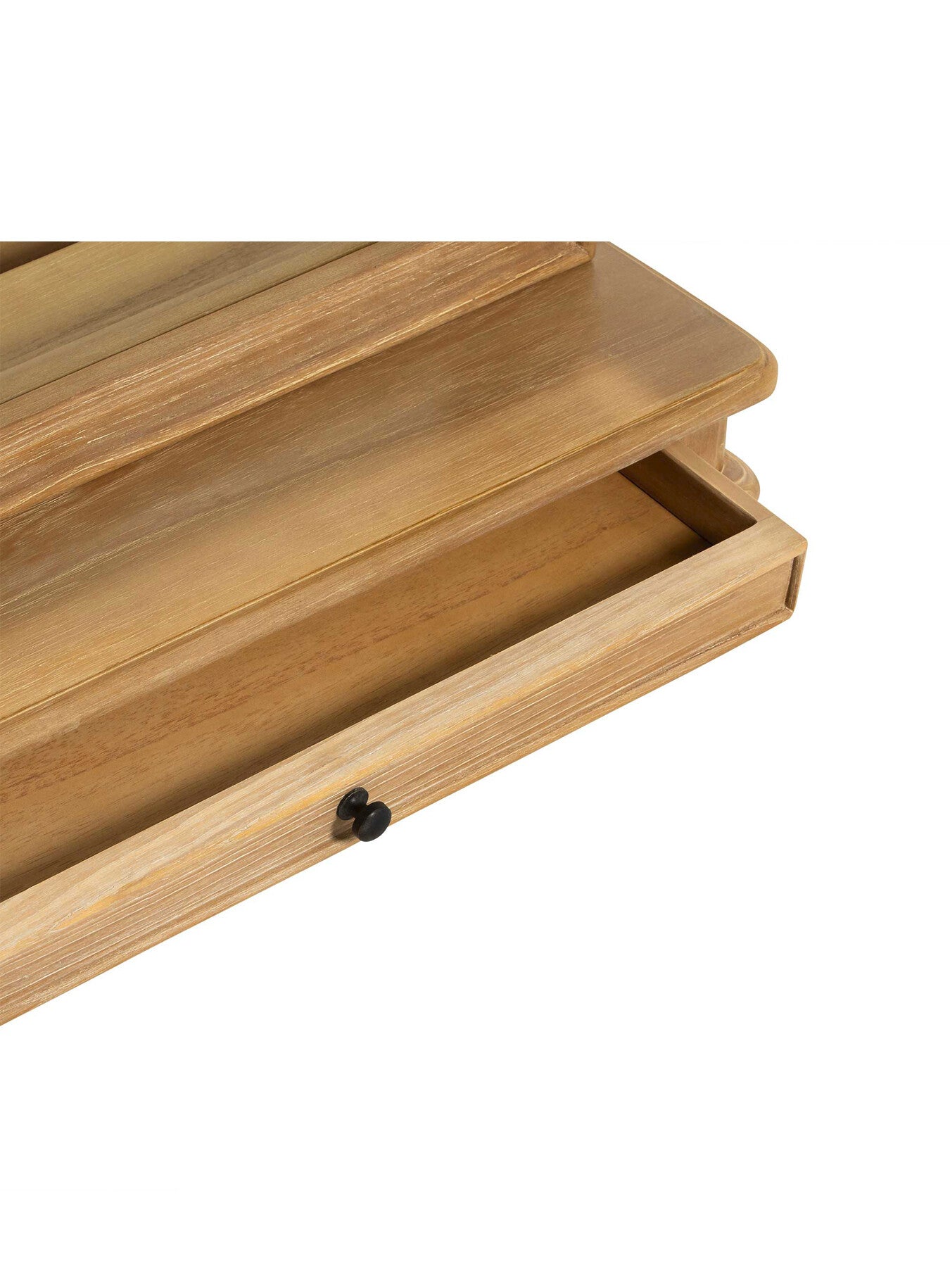 Cecile Light Wood French Style Gallery Mirror