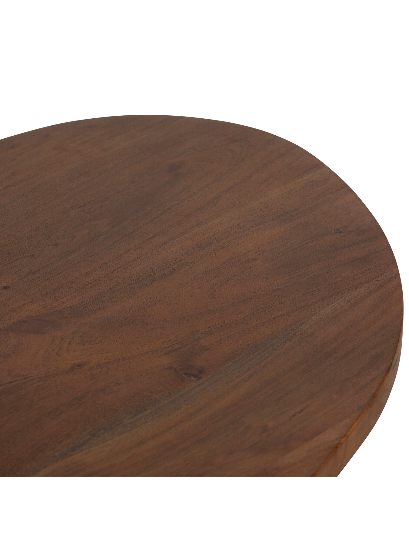 Brown Canova Brown Wood Organic Shape Coffee Table