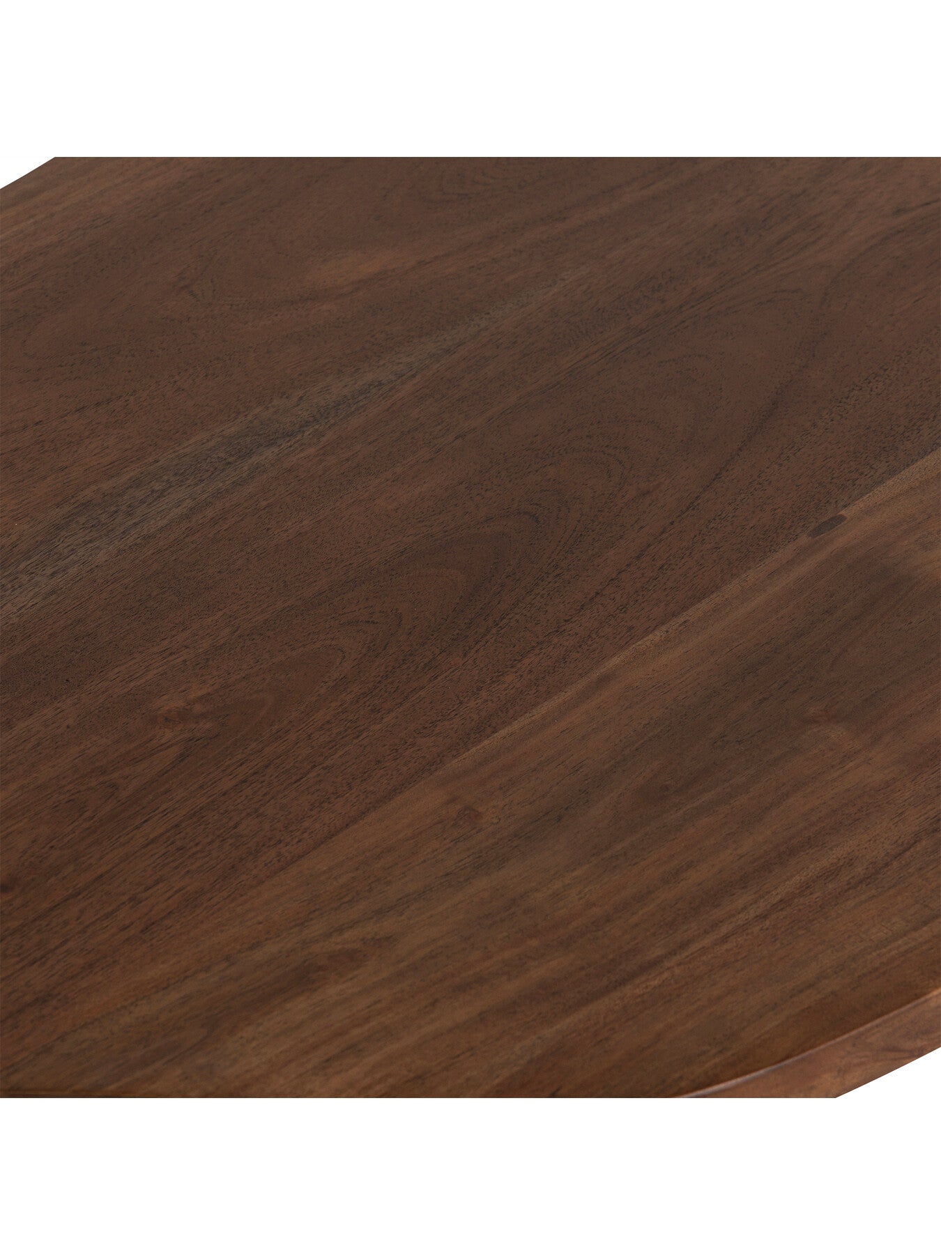 Brown Canova Brown Wood Organic Shape Coffee Table