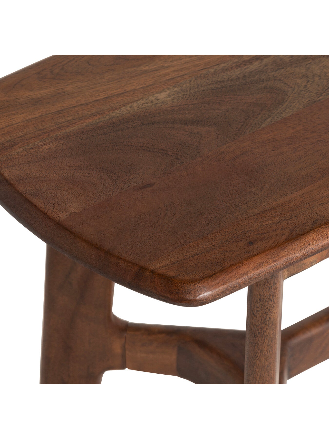 Brown Cresta Acacia Wood Dining Bench