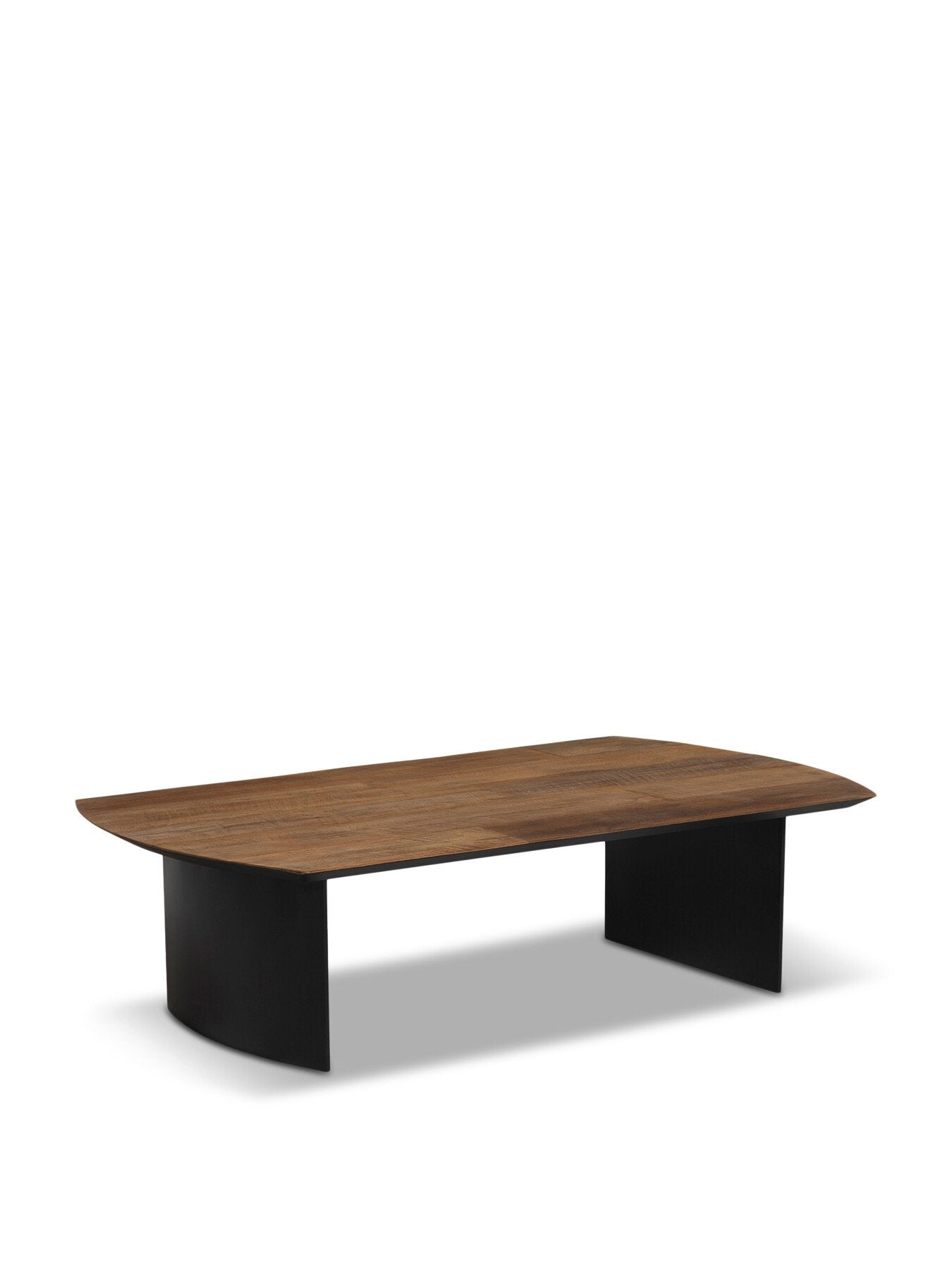 Brown Syracuse Brown Wood Rectangular Coffee Table