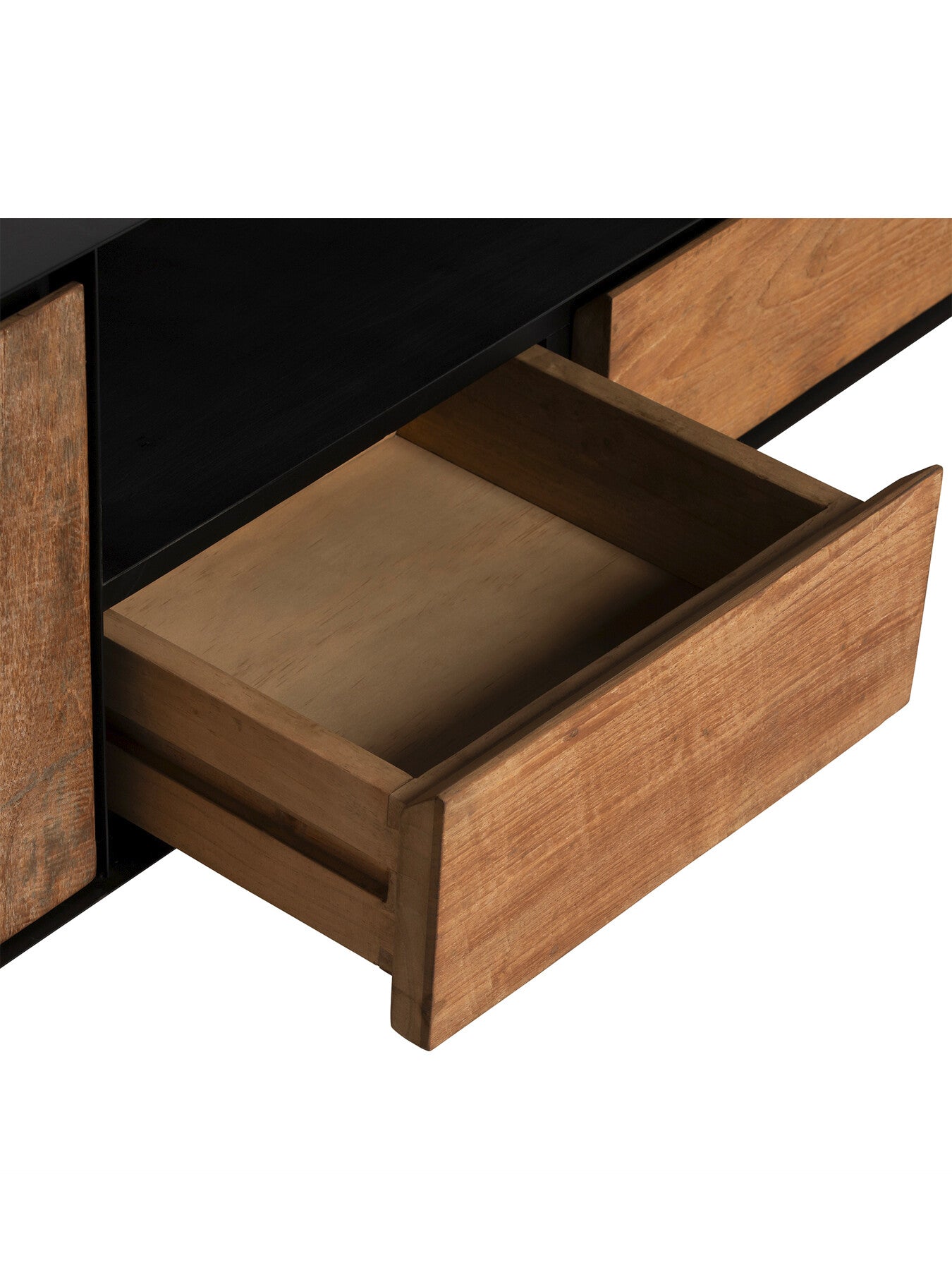 Brown Syracuse Brown Wood 2 Drawer 2 Door Tv Unit