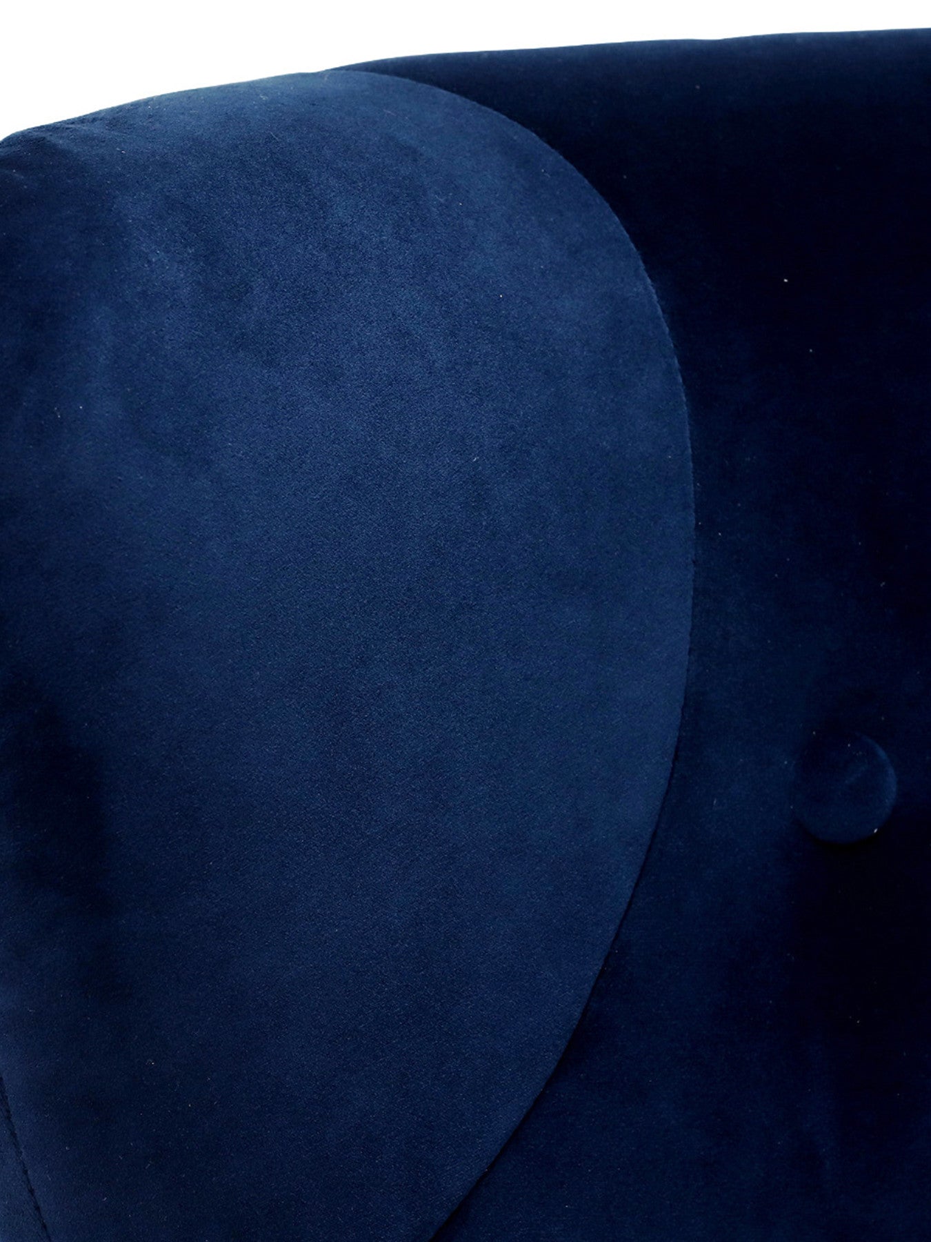 Delon Velvet Chair, Navy
