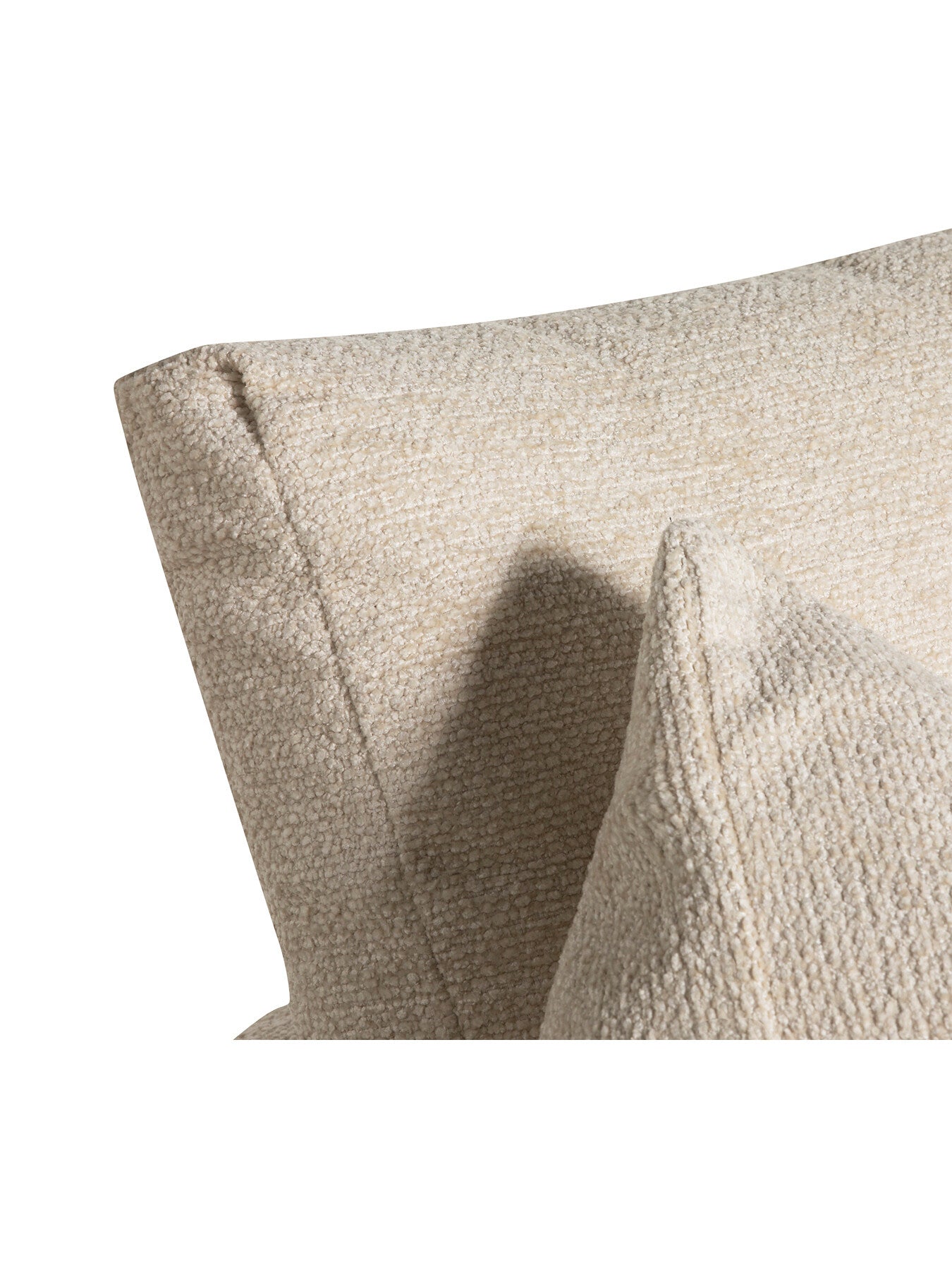 Neutral Damaris Fabric Modular 1 Seat Sofa Unit With Right A