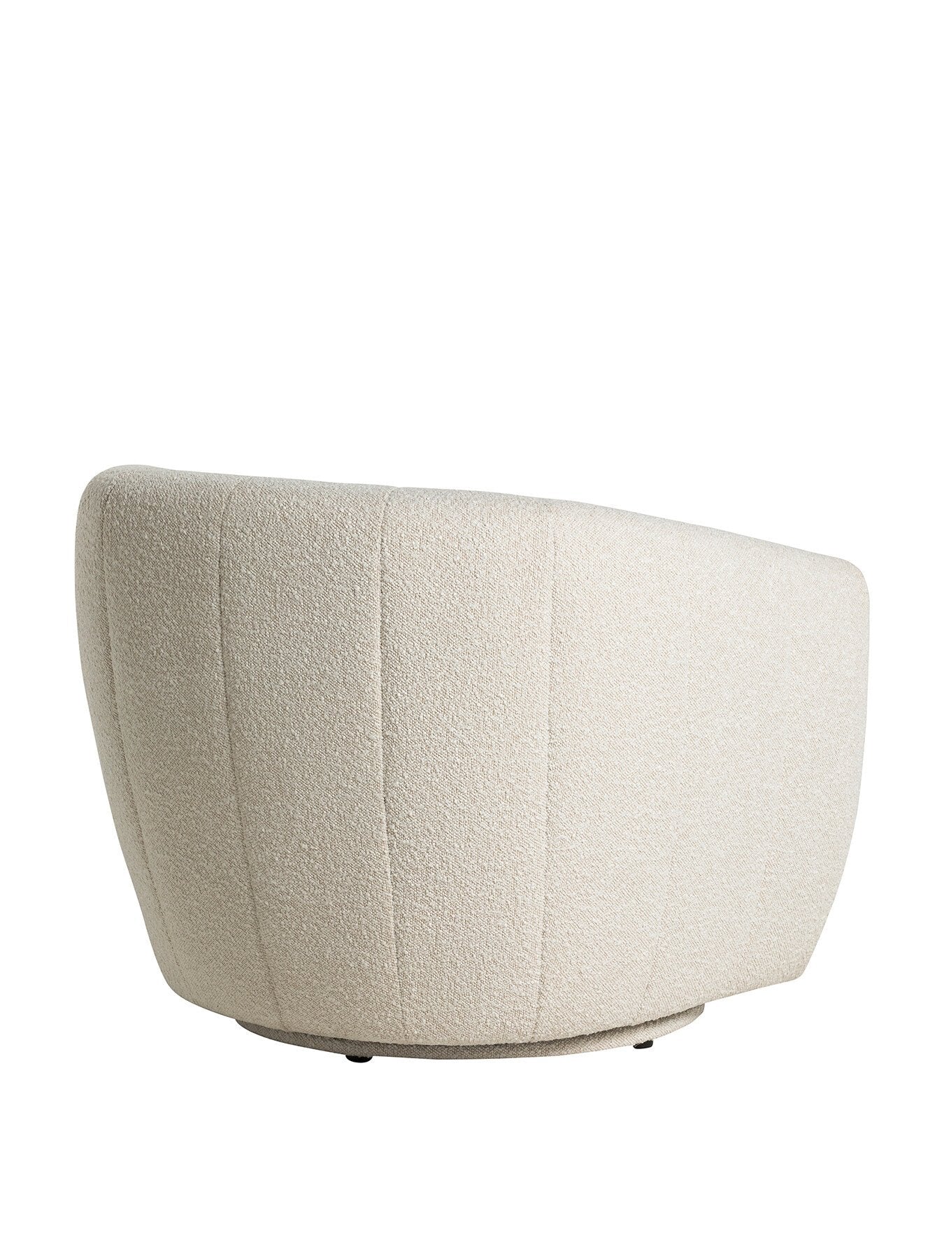 White Fontana White Fabric 1 Seater Armchair